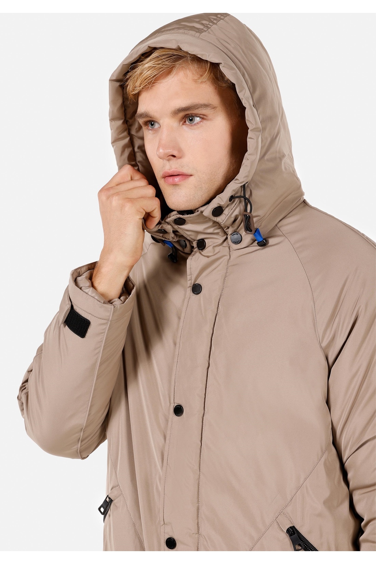 Colin's-Regular Fit Men's Beige Coat 4