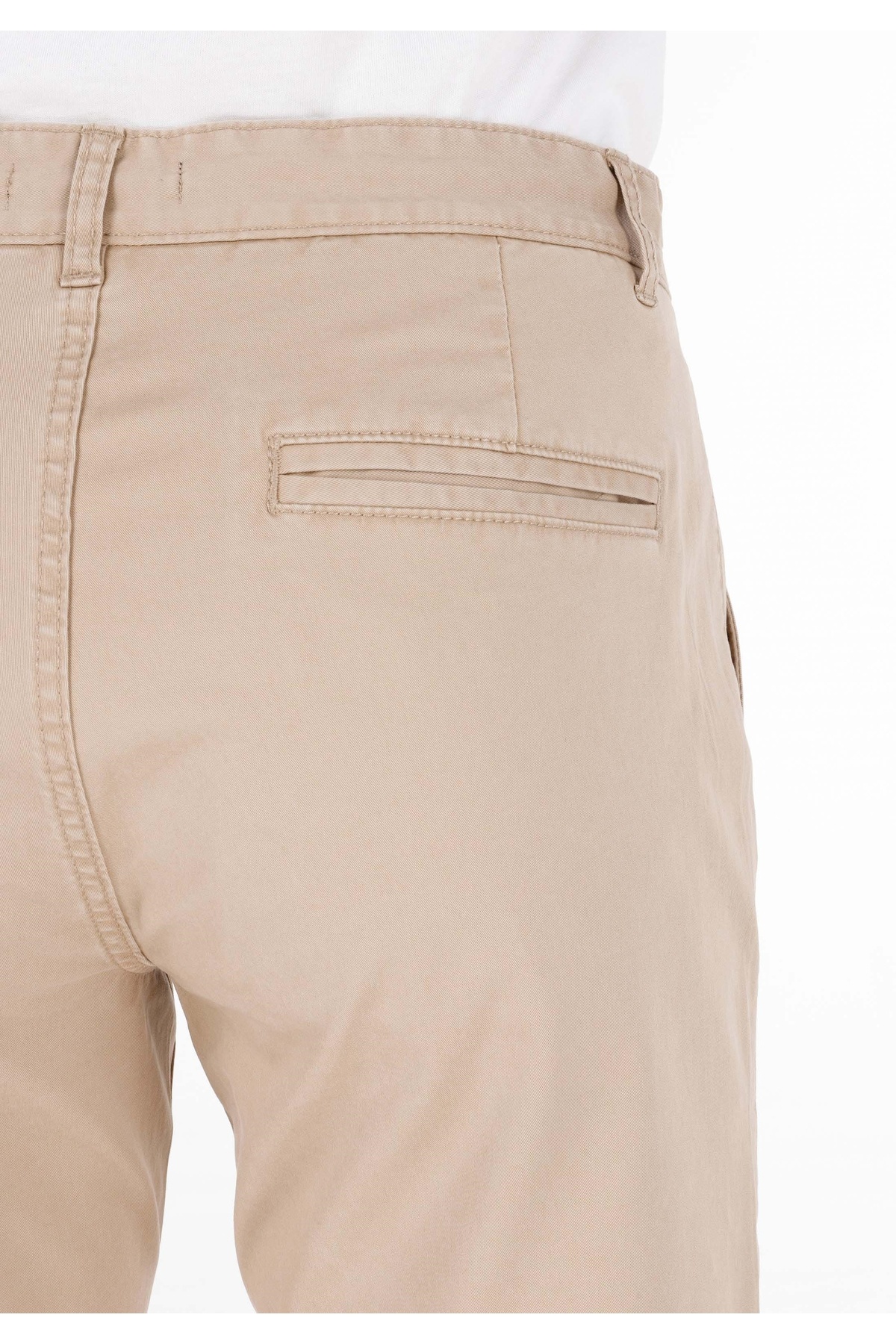 Colin's-Regular Fit Medium Waist Lace-Up Brown Men's Shorts 6