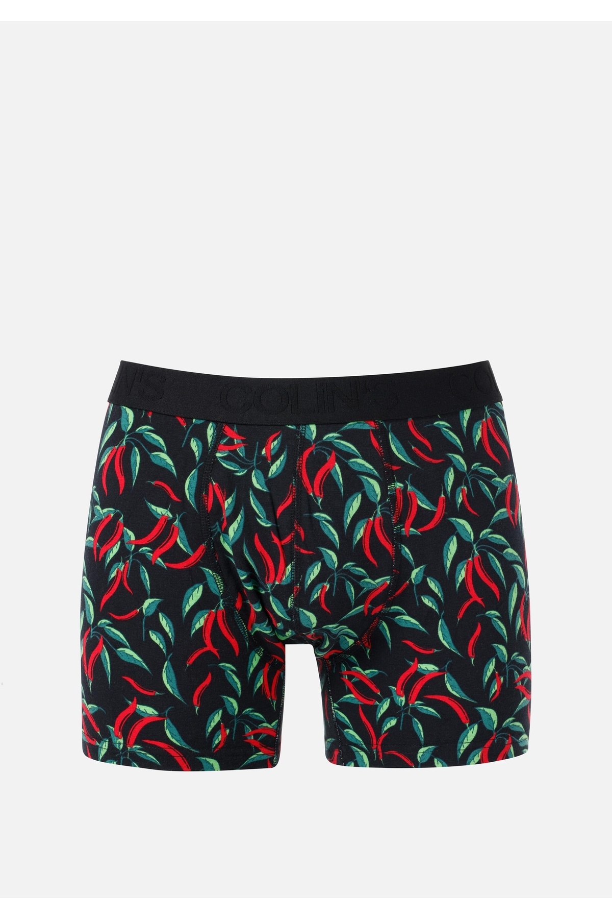 کالینز شلوارک بوکس مردانه طرح‌دار مدرن فیت مشکی