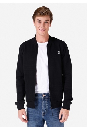 Colin’s Dar Kesim Baskılı Cepli Siyah Erkek Ceket Cl1066812