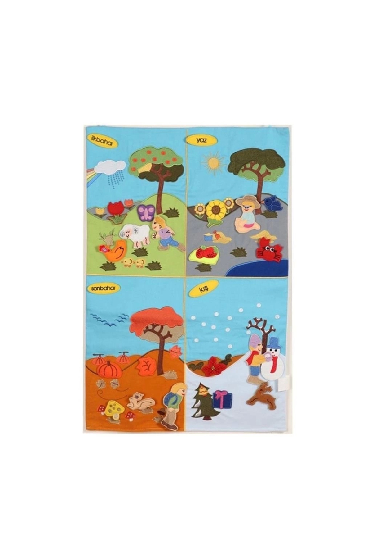 نسیورلد اند-۵۱۲۵ تخته ولکرو چهارفصل - اسباببازی آناتولیایی