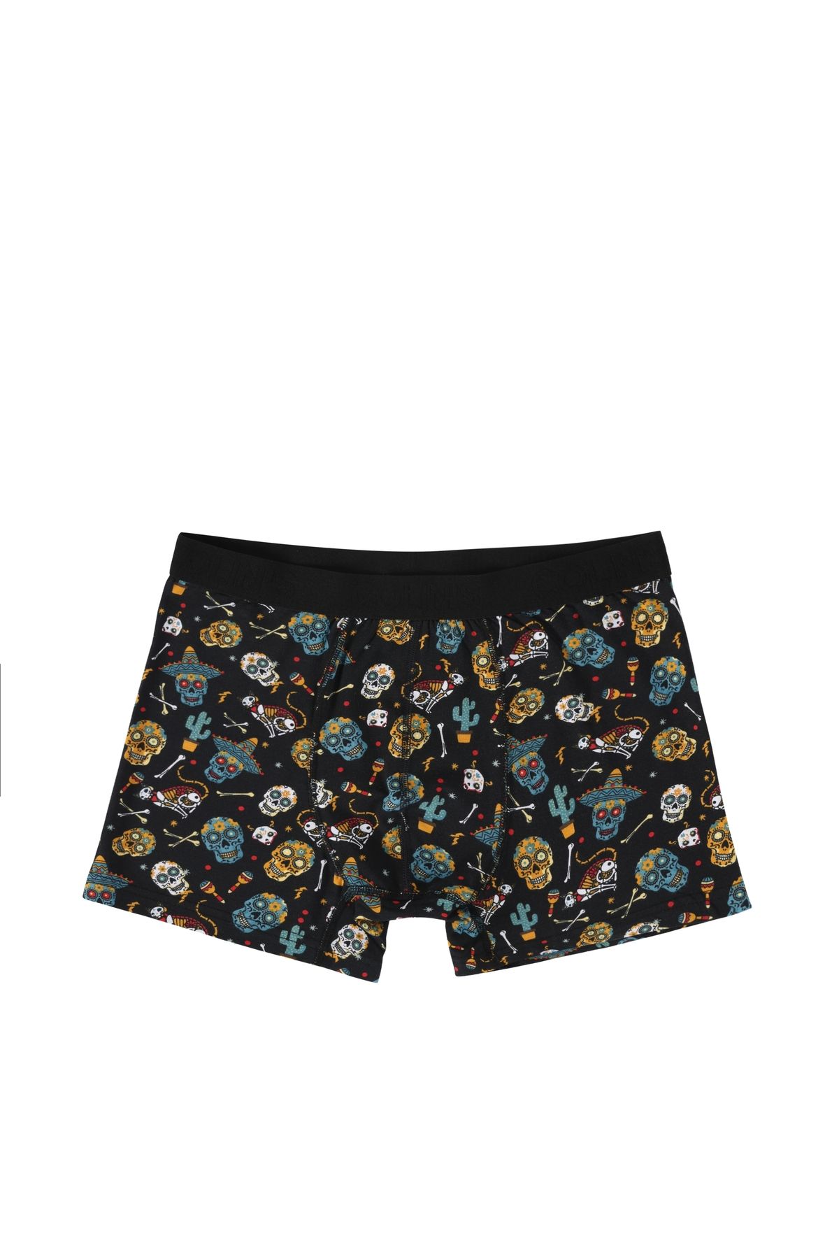 Colin's-Modern Fit Printed Men's Black Boxers 1