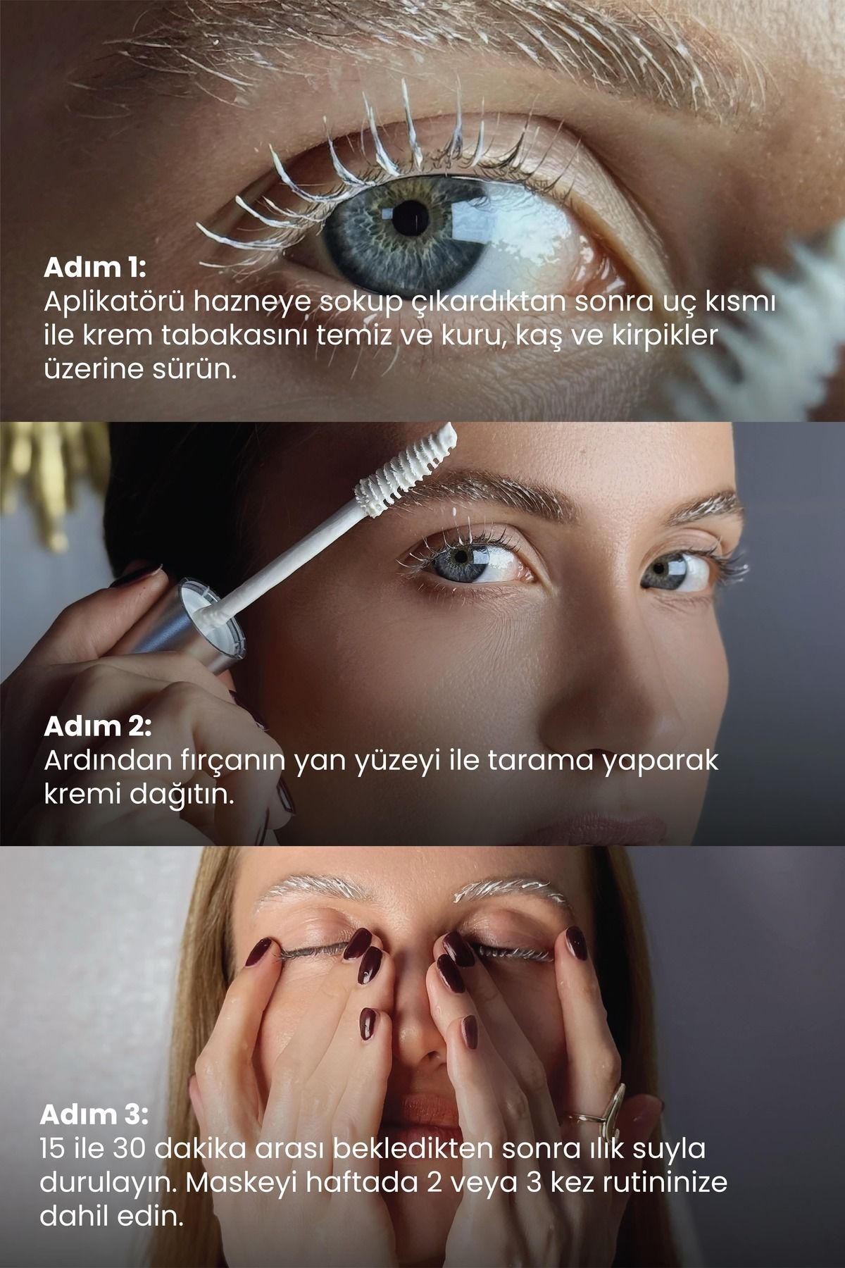 Cosmogenesis Labs-Eyebrow Eyelash Mask 9.5ml Water Based Brightening 1% Keratin – Biotin 3