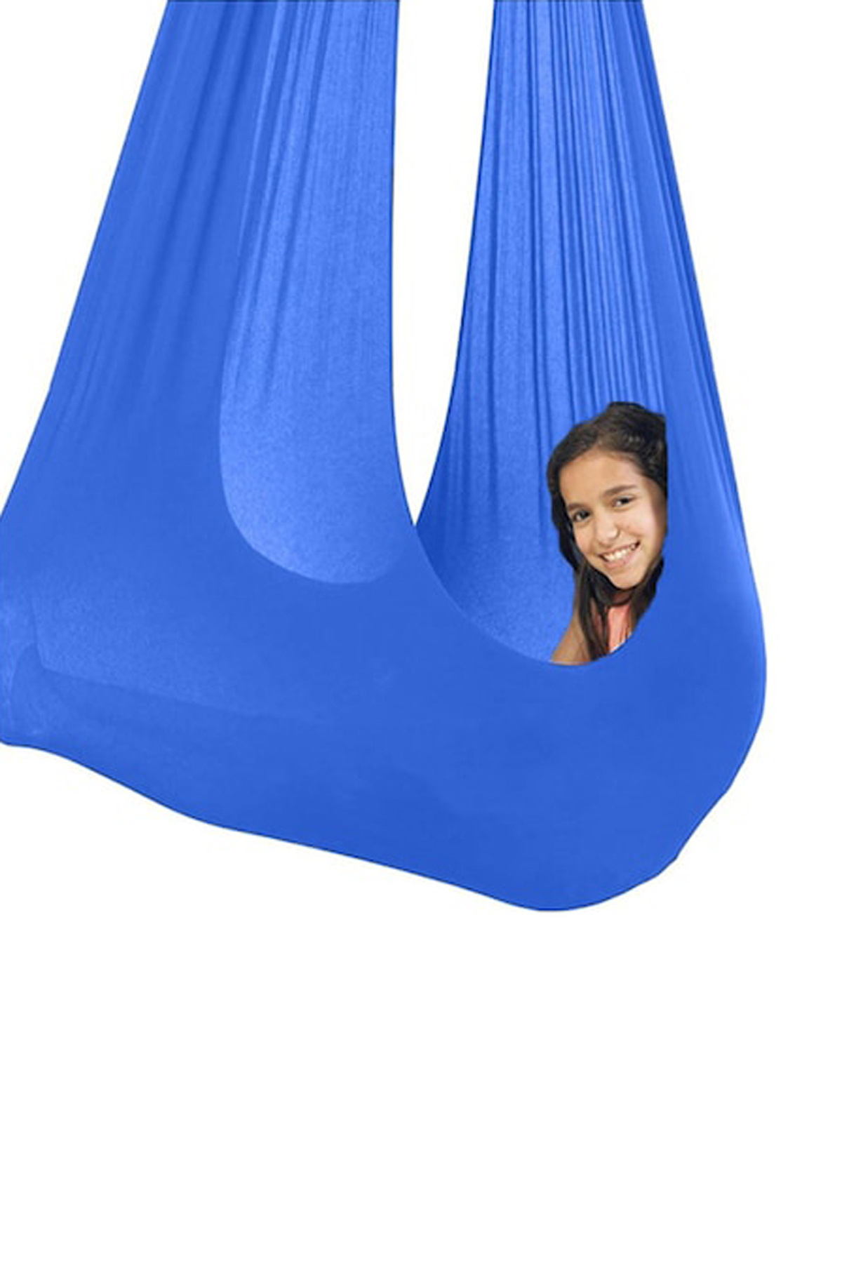 Bundera Yoga Swing Mavi Salıncak Çocuk Aktivite Gelişim Salıncağı Duyusal Salıncak Cuddle Hamak Salıncağı fotoğrafı 7 (önizleme)