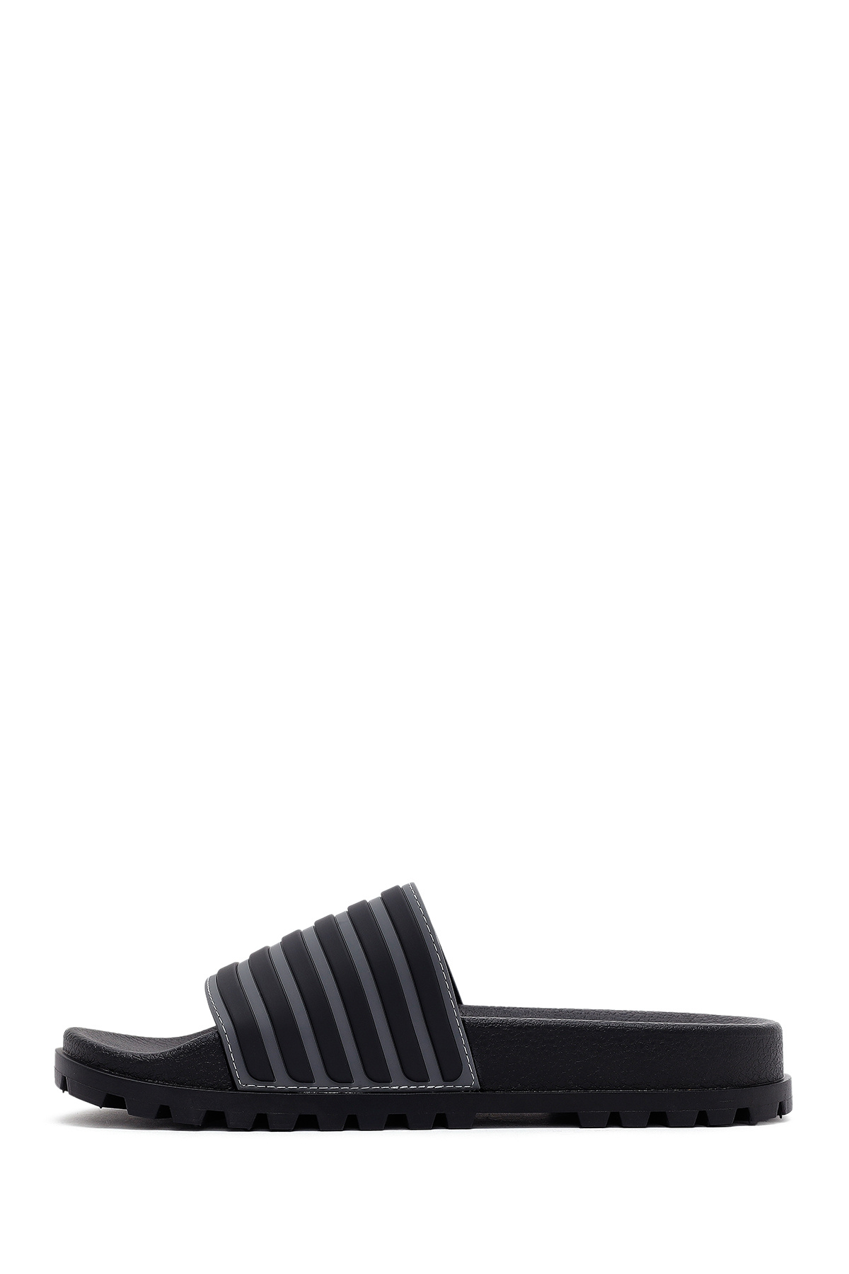 Derimod-Men's Black Slippers 25Sfd6962Pv 2