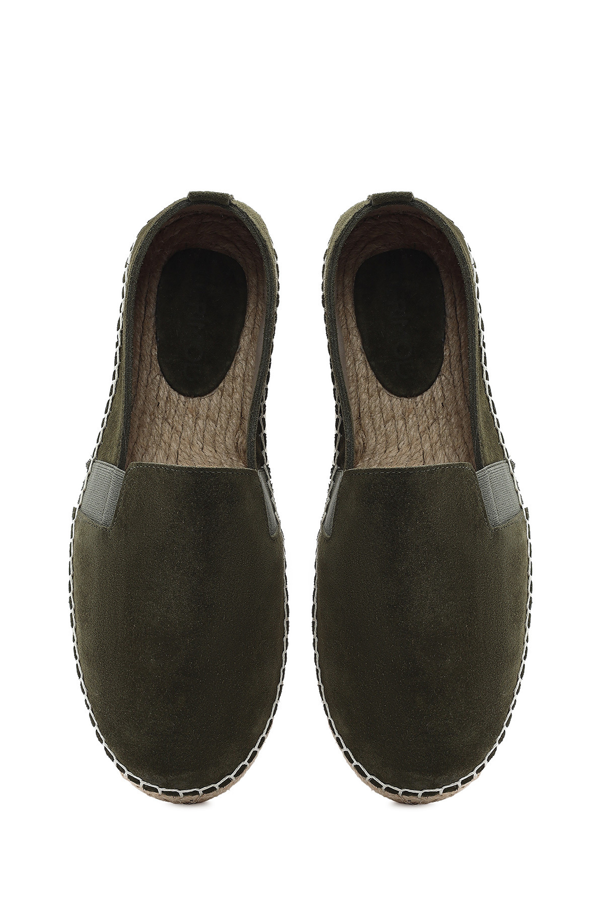 Derimod-Men's Green Suede Leather Espadrille 25Sfd 770010 7