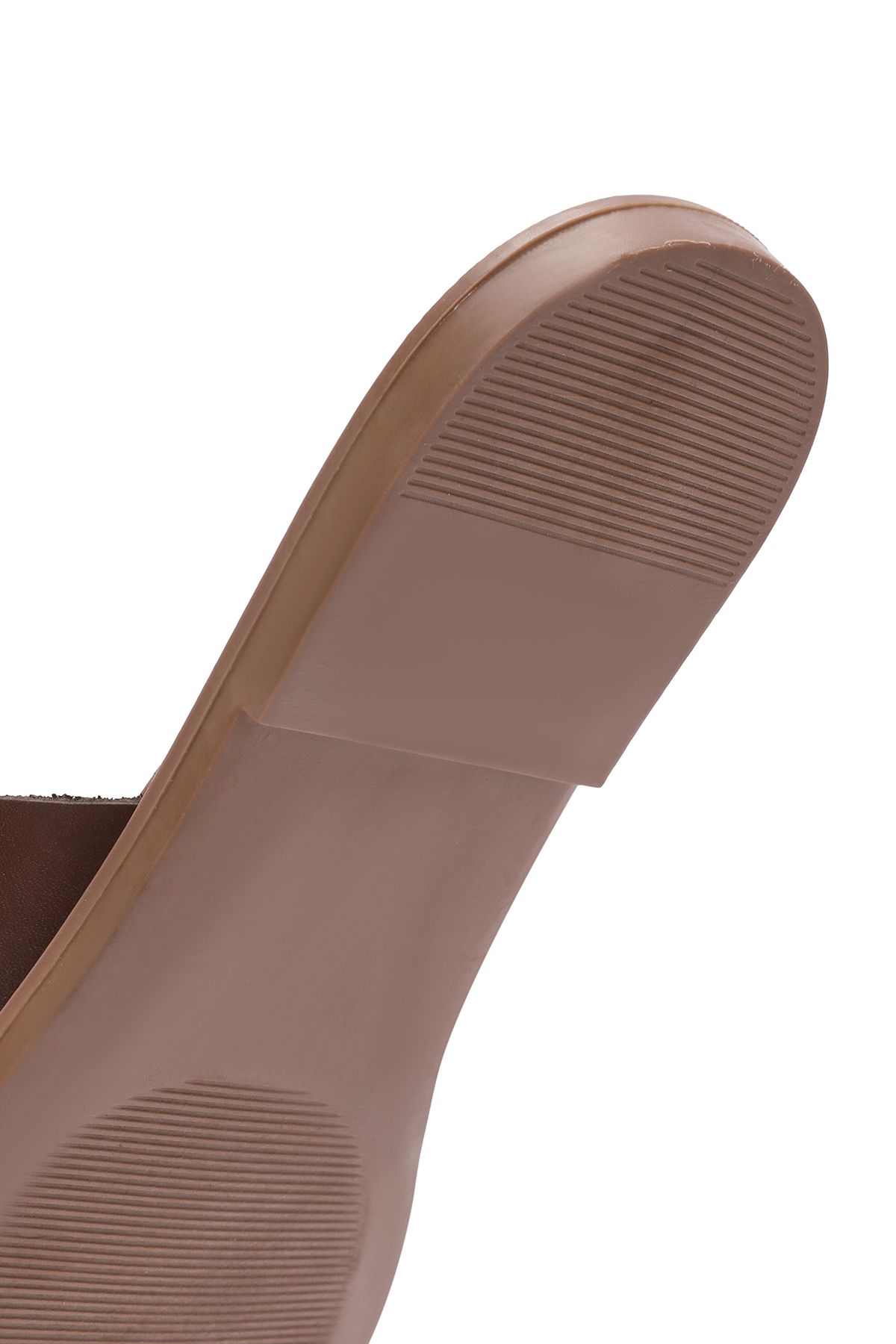 Derimod-Women's Brown Leather Slippers 25Sfd 332918 8