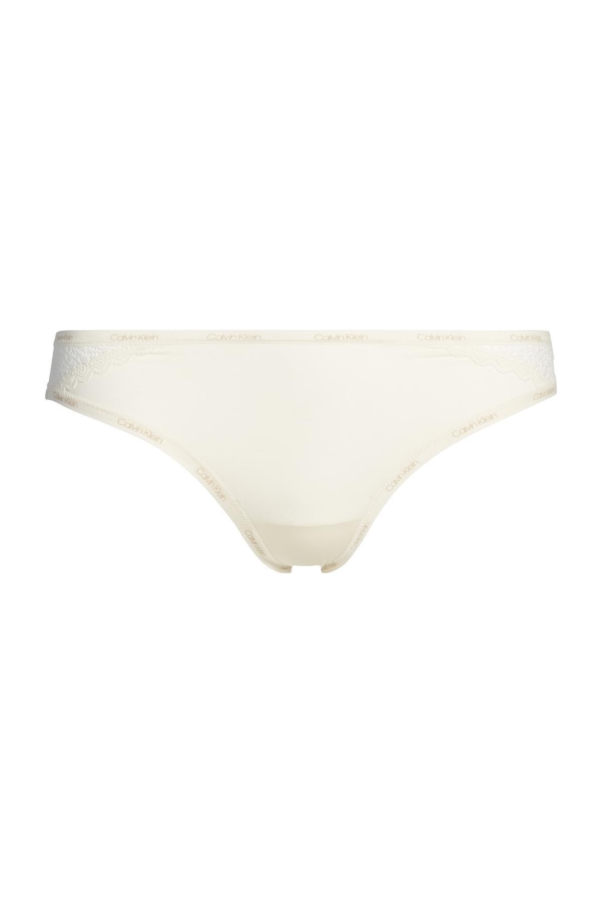 Calvin Klein-Dámské Calvin Klein Signature Elastický pas s krajkou zdobeným mikrovláknem Jarseli High 3