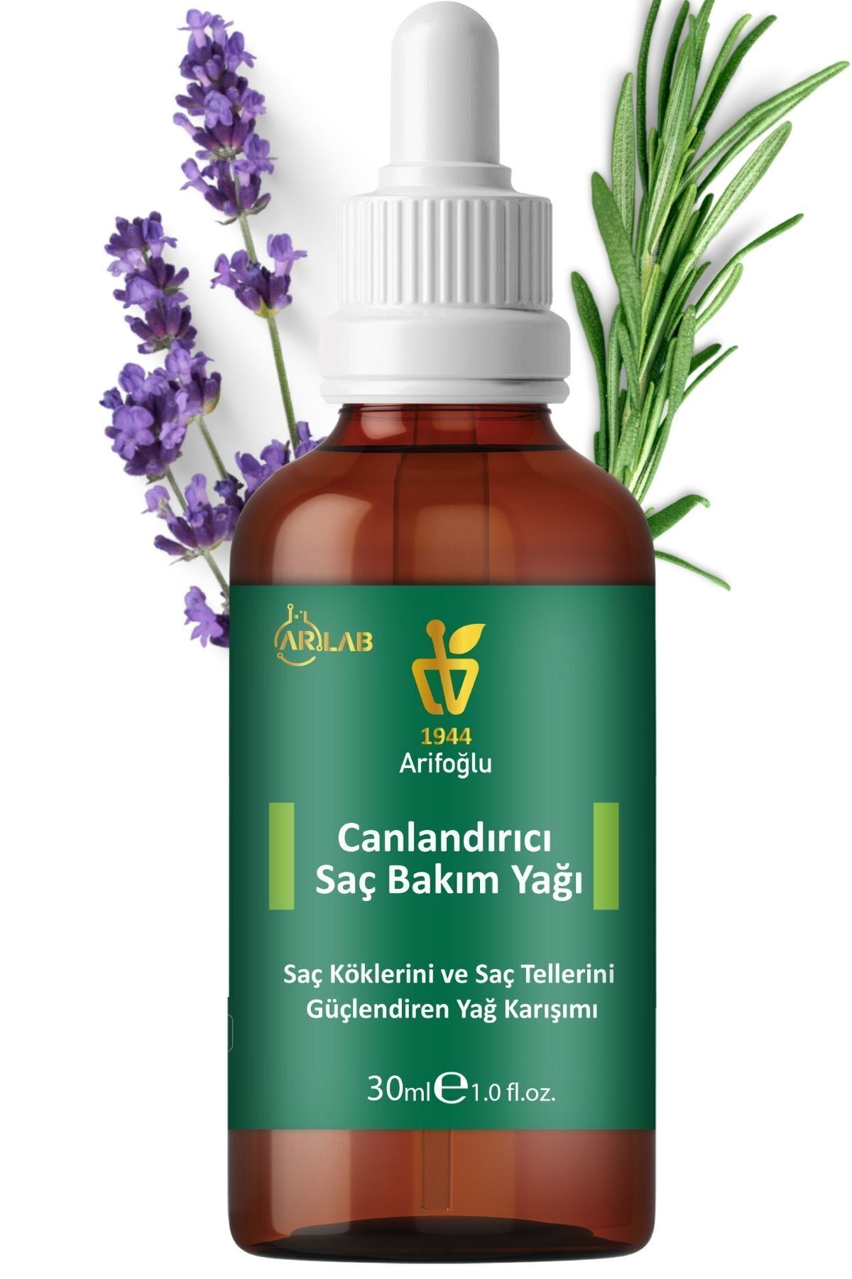 Canlandırıcı Saç Bakım Yağ Serumu 30ml Saç Kökü Canlandırıcı Yağ Biberiye Yağı Lavanta Yağı Arlab — 600 14 636 — تصویر 5 از 8