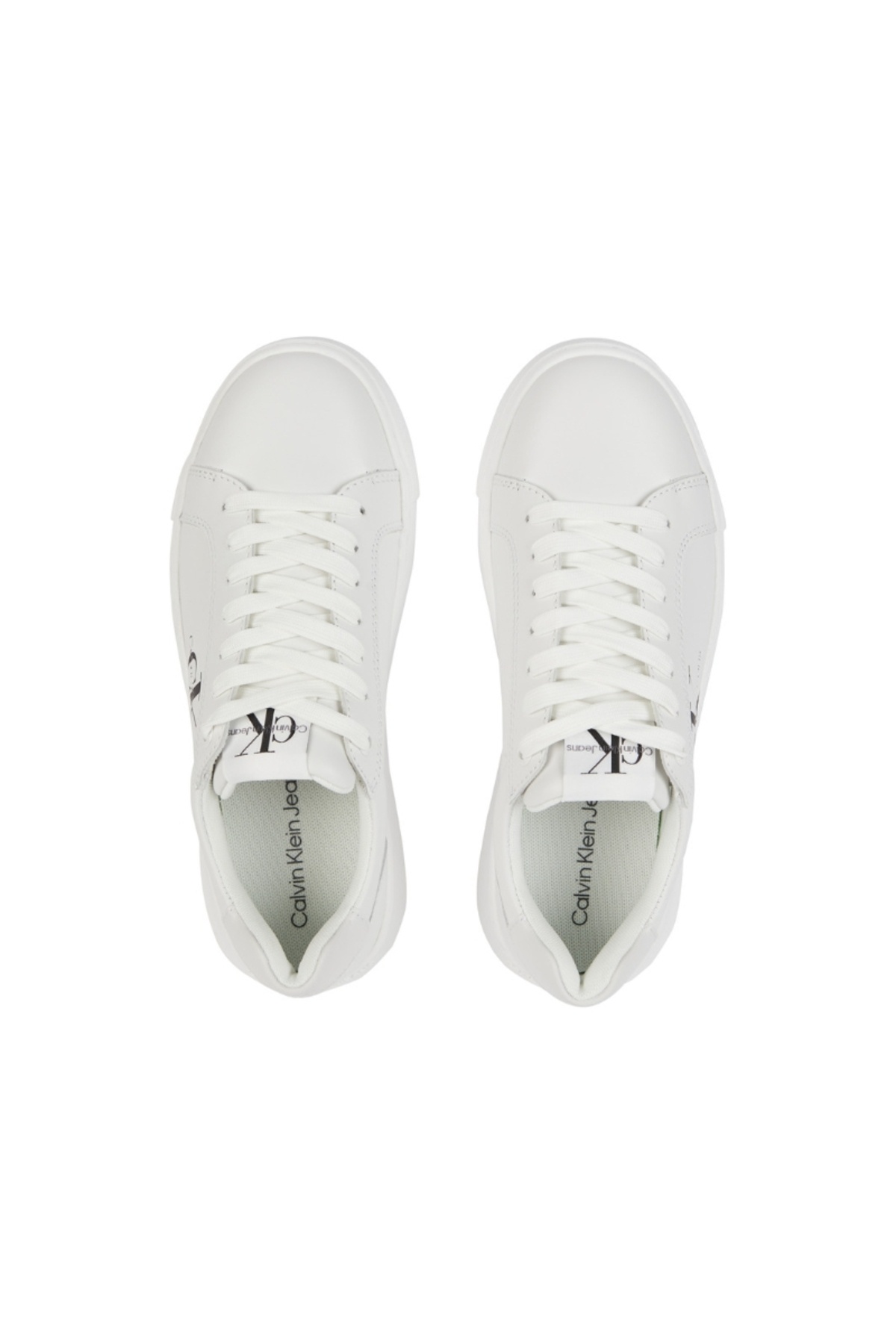 Calvin Klein-Dámske biele dámske športové topánky YW0YW00823YBR biele 3