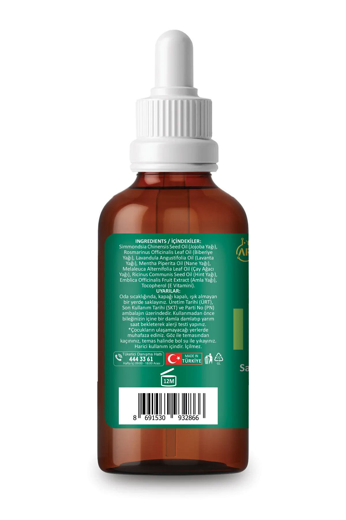 Canlandırıcı Saç Bakım Yağ Serumu 30ml Saç Kökü Canlandırıcı Yağ Biberiye Yağı Lavanta Yağı Arlab — 600 14 636 — تصویر 8 از 8