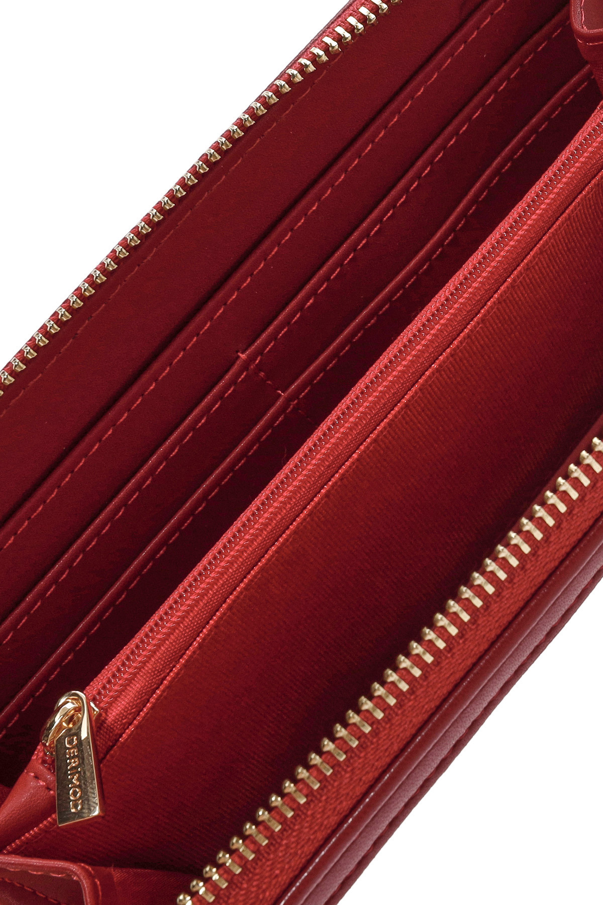 Derimod-Red Quilted Women's Wallet - 000A2D5614Kp 6