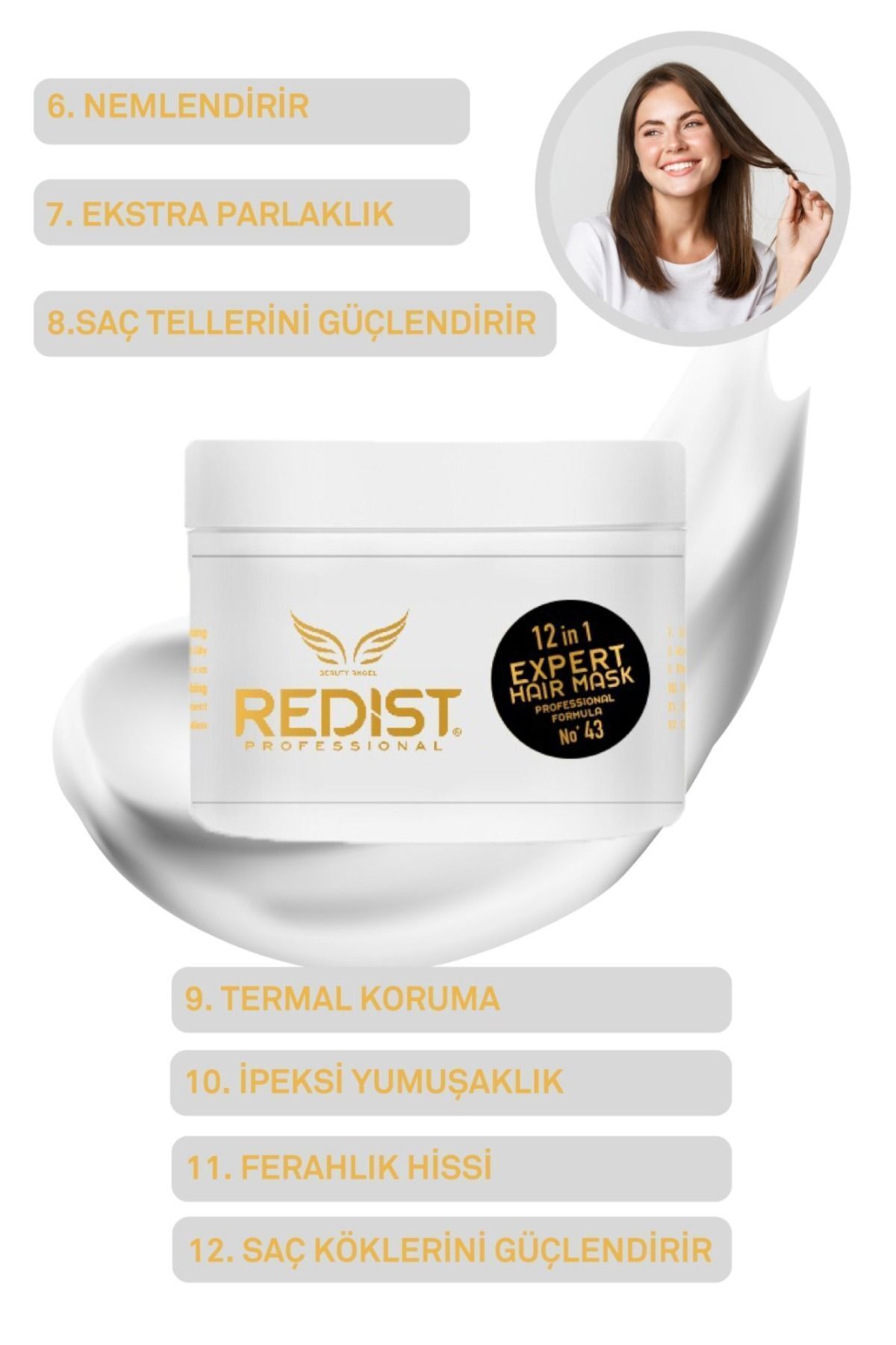 Redist-Anti-Hair Loss Fast Growth Booster 12in1 Biotin Set Vegan 1000 ml 6
