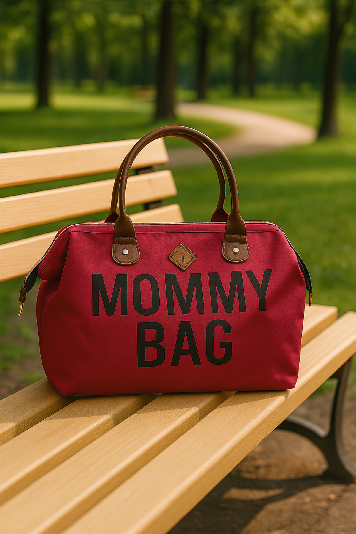 Rain Baby Mommy Bag Anne Bebek Bakım Çantası – Su Geçirmez, Geniş Hacimli, Omuz Ve El Taşıma Askılı fotoğrafı 3 (önizleme)