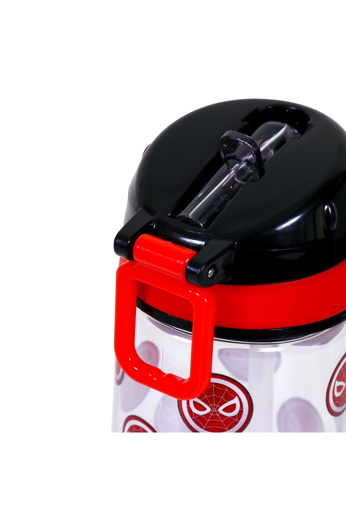 Eazy Kids-Marvel Spider - Man Tritan Water Bottle w / Carry handle - Black Red(420ml) 6