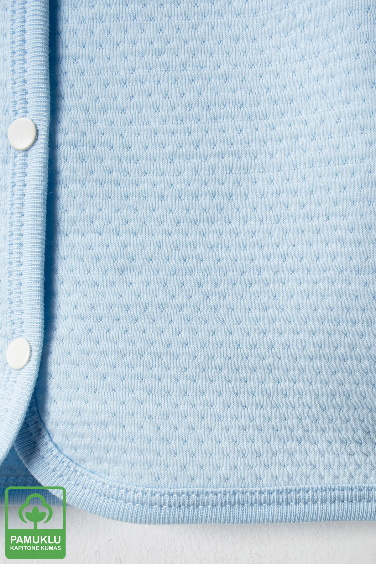 Miniel Unisex Bebek Gökkuşağı Armalı Organik Pamuklu 3-18 Ay Kapitone Bebek Hırka fotoğrafı 4 (önizleme)