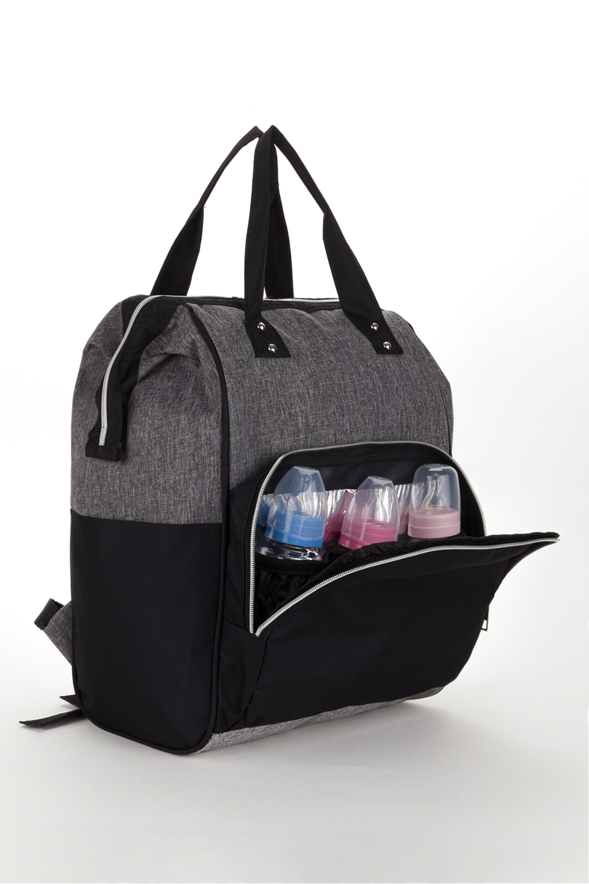 Sweet Anne Bebek Bakım Sırt Çantası Biberon Termoslu Sıvı Geçirmez Askı Aparatlı fotoğrafı 6 (önizleme)