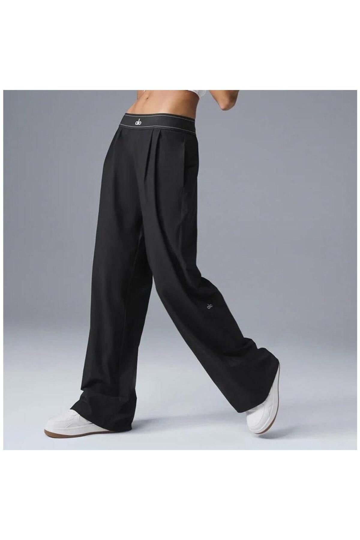 RBY Palazzo Trousers Black