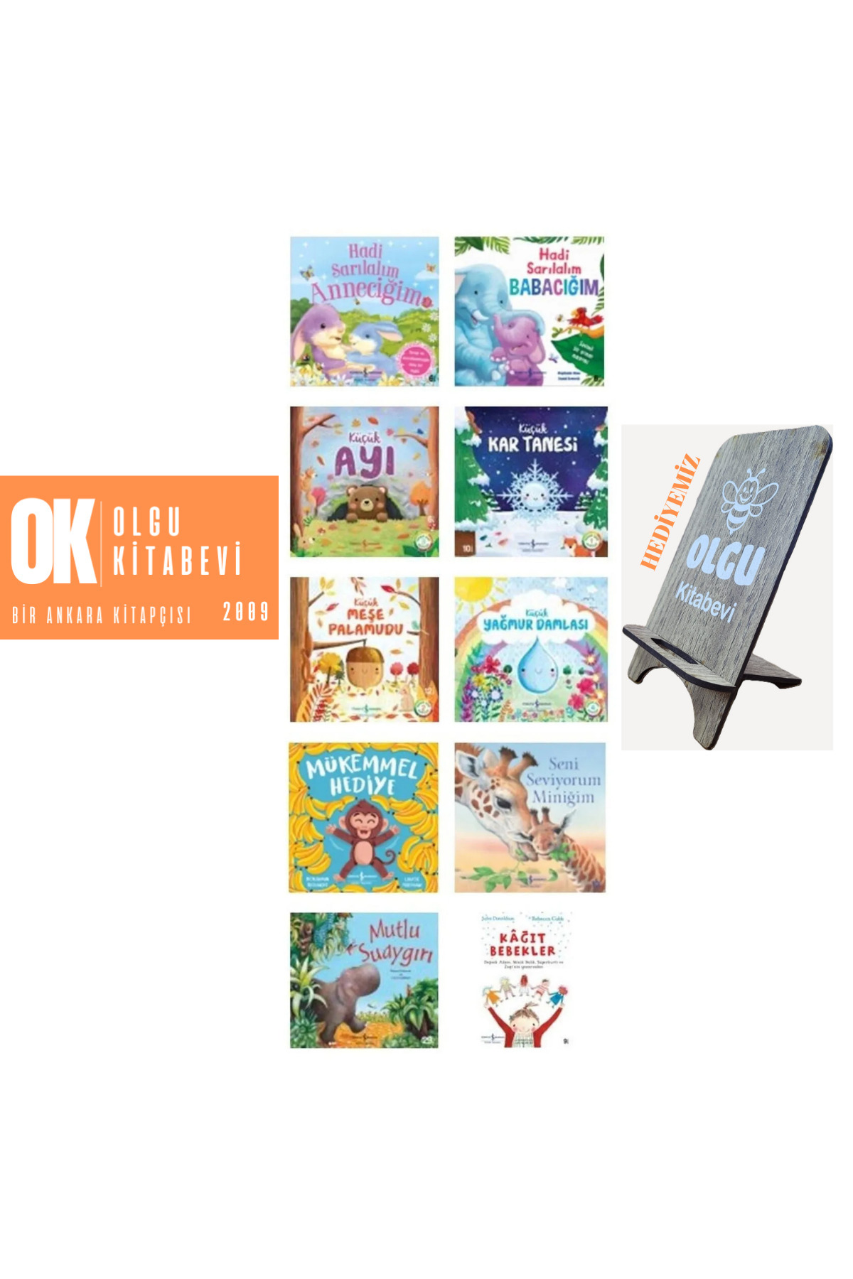 Türkiye İş Bankası Kültür Yayınları Hadi Sarılalım Anneciğim-seni Seviyorum Miniğim-küçük Meşe Palamudu-kağıt Bebekler Toplam 10 Kitap fotoğrafı 2 (önizleme)