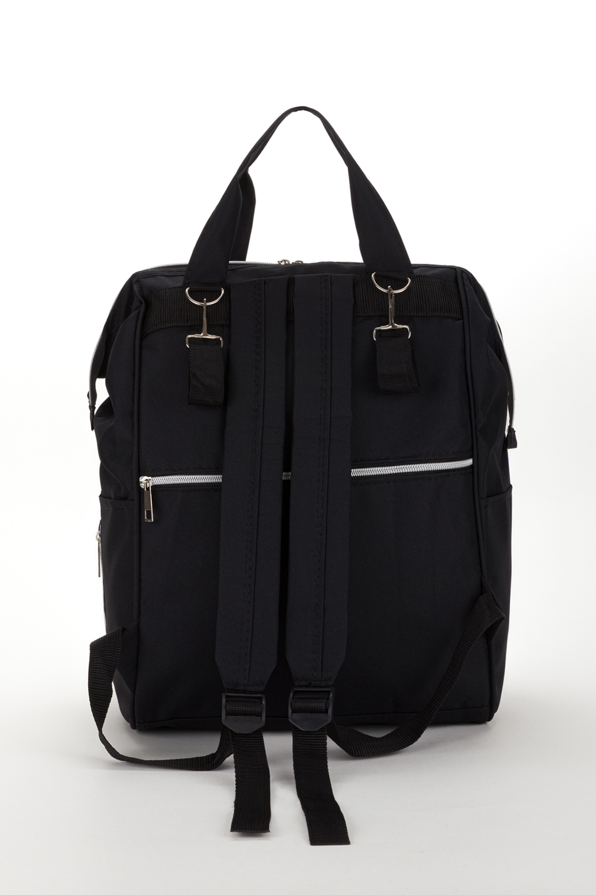 Yerli Anne Bebek Bakım Sırt Çantası Biberon Termos Gözlü Metal Kancalı Puset Askı Aparatı Hediye fotoğrafı 4 (önizleme)