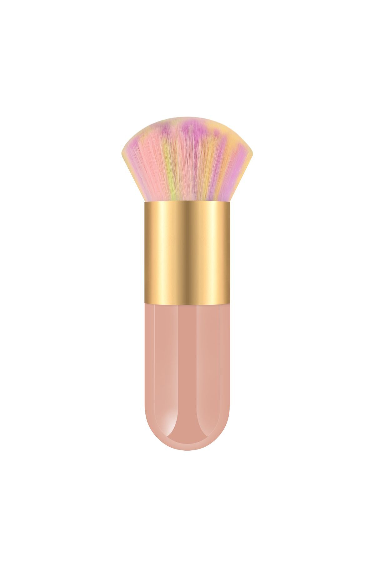 Professional Make-up Luxury Kabuki Fondöten Ve Allık Makyaj Fırçası RS — 37DLX — تصویر 5 از 8