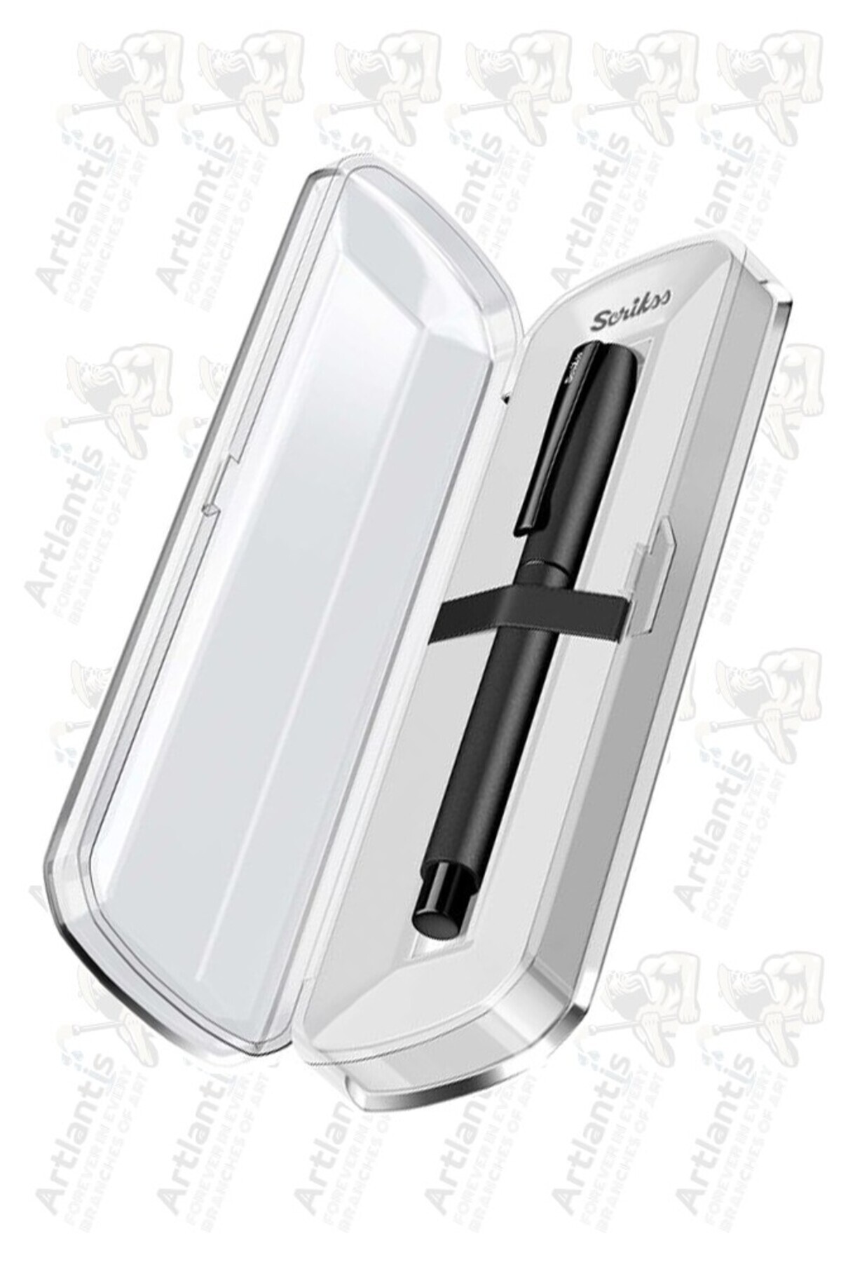 Scrikss Karnaval Roller Mavi Pilot Kalem Siyah Renkli Kristal Hediye Kutulu 1 Adet Hediye Kutulu Roller Pilo