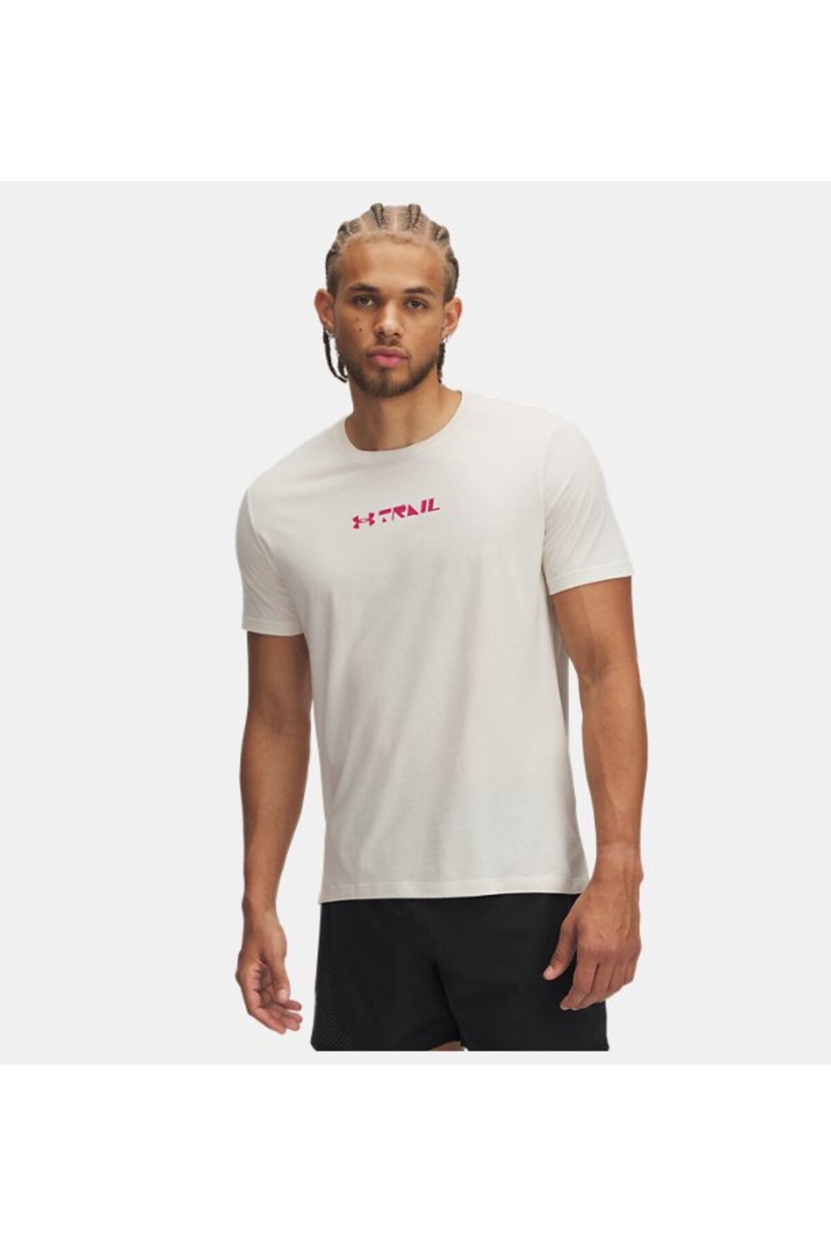 آندر آرمور تی شرت تی شرت گرافیکی مردانه UA Trail Run 1389812-279