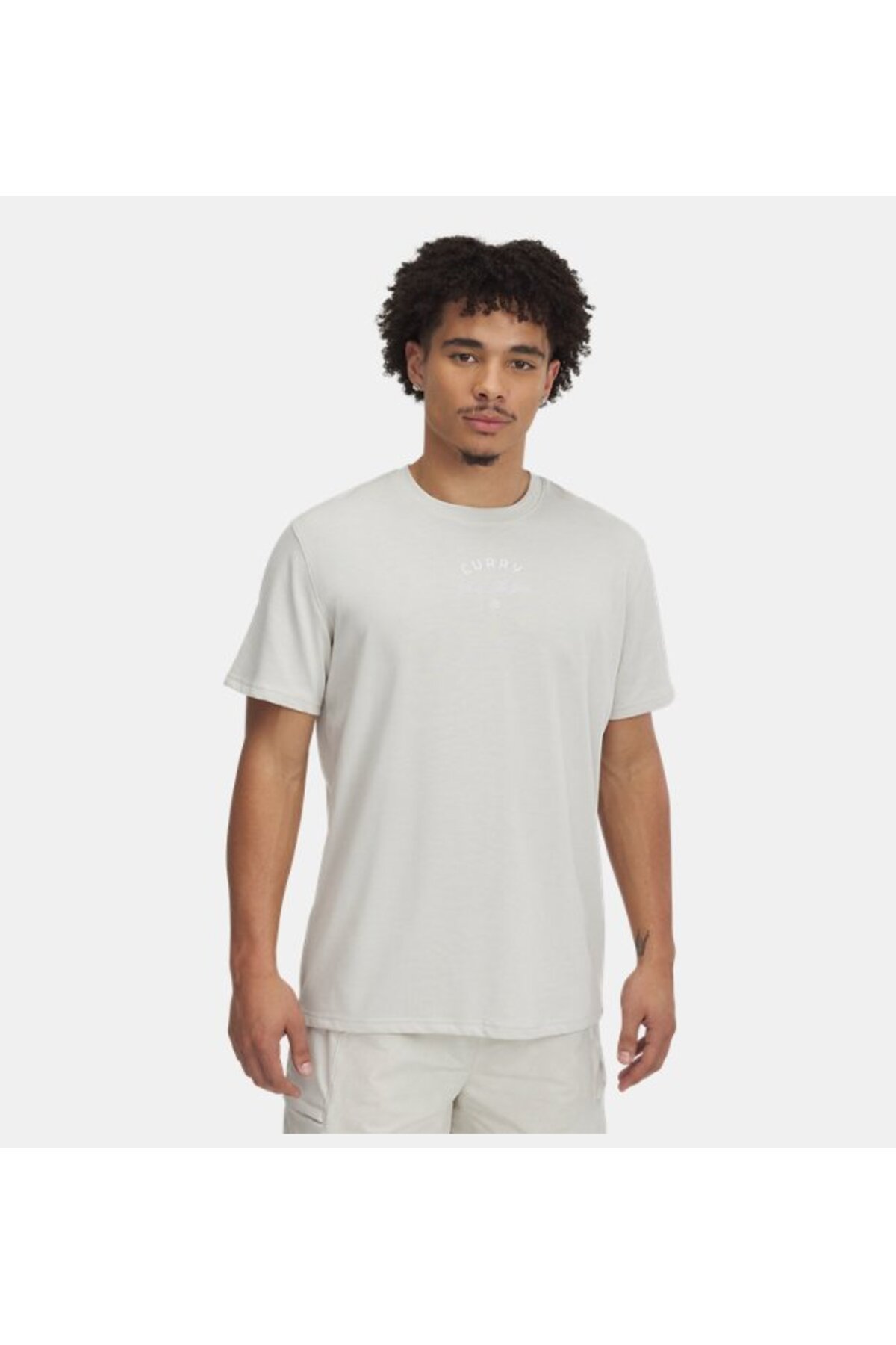 آندر آرمور تی شرت مردانه یو ای مدل Curry Heavyweight Verbiage کد 1390405-110