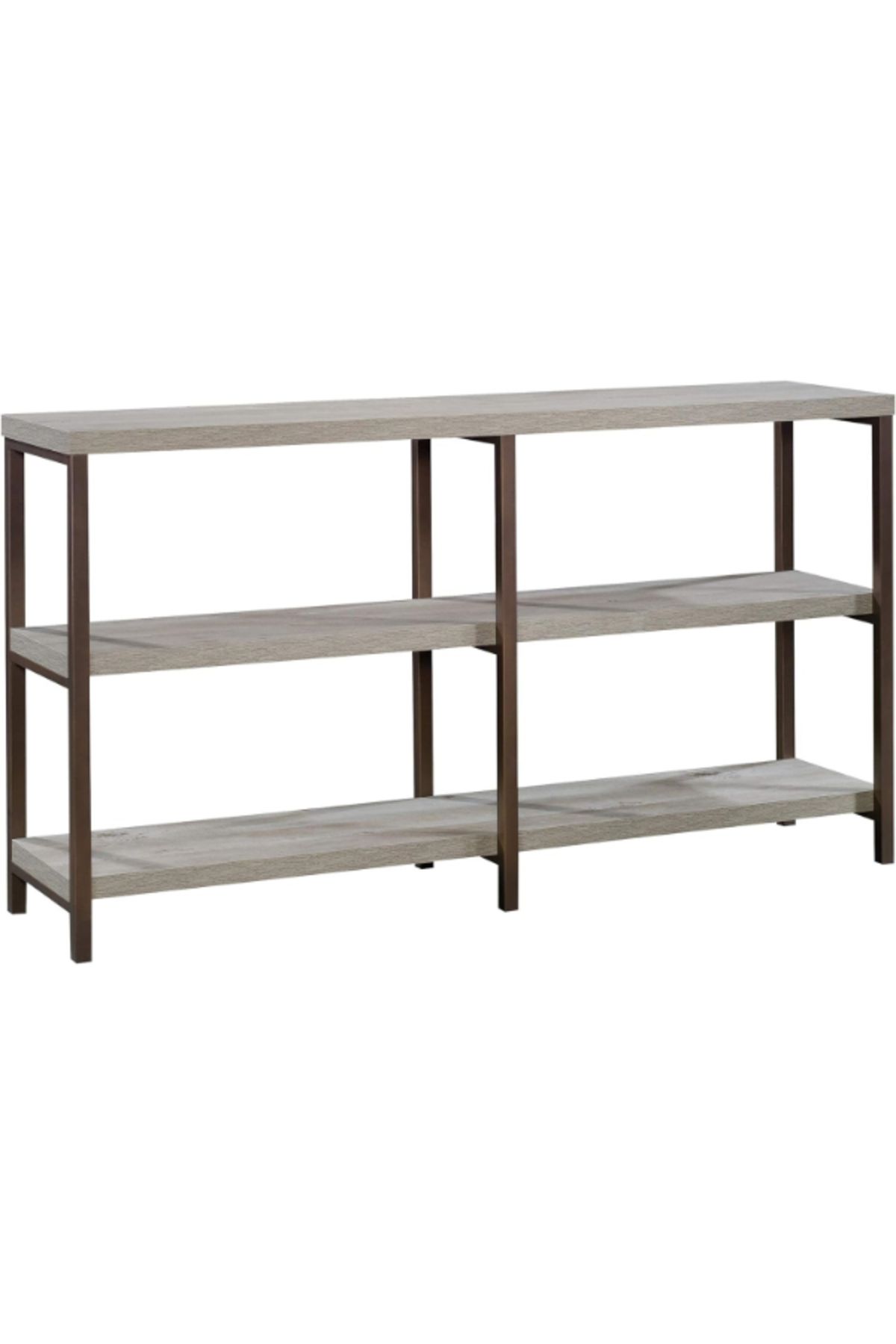 Sauder-Manhattan Gate Open Shelving Rectangular Console Table 1