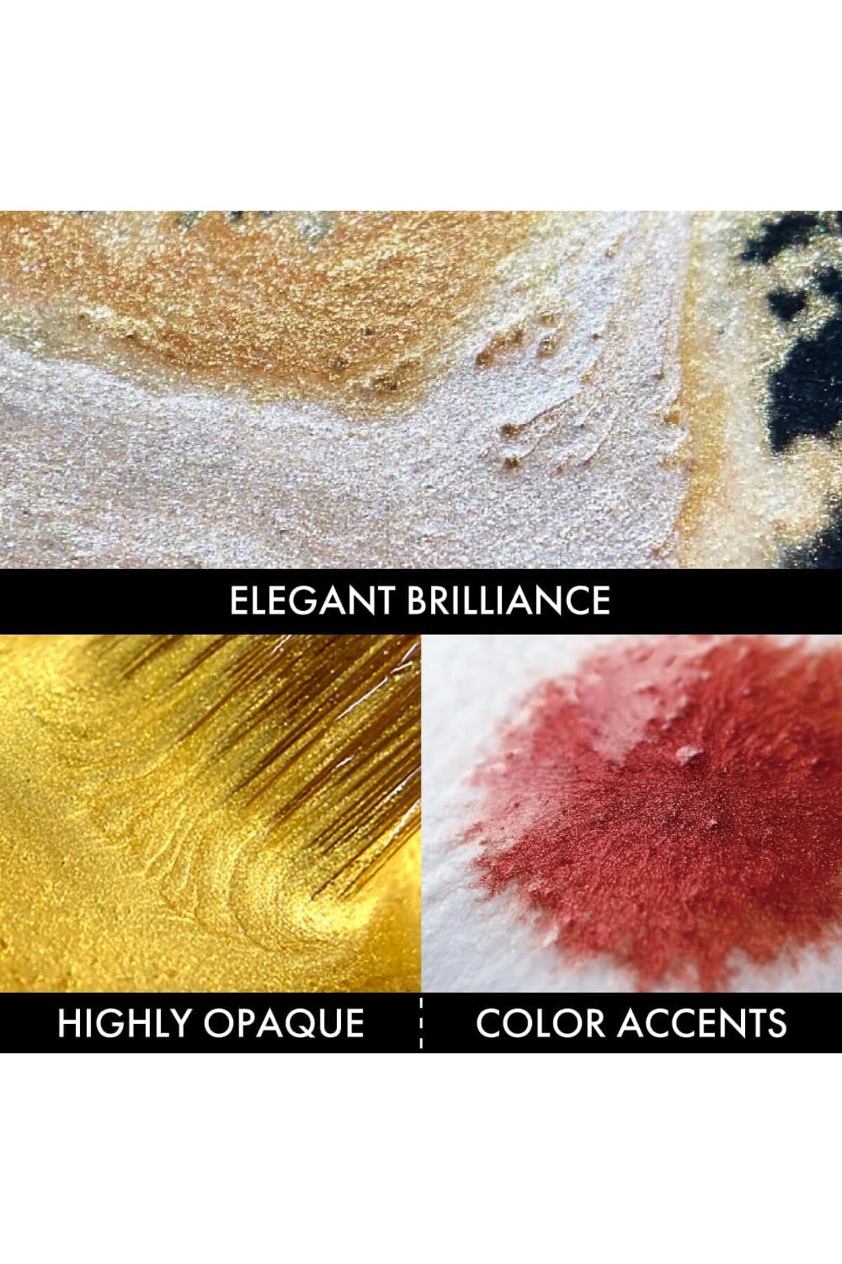 Zig Kuretake Gansai Tambi Metallic Colors Yaldız Tablet Sulu Boya