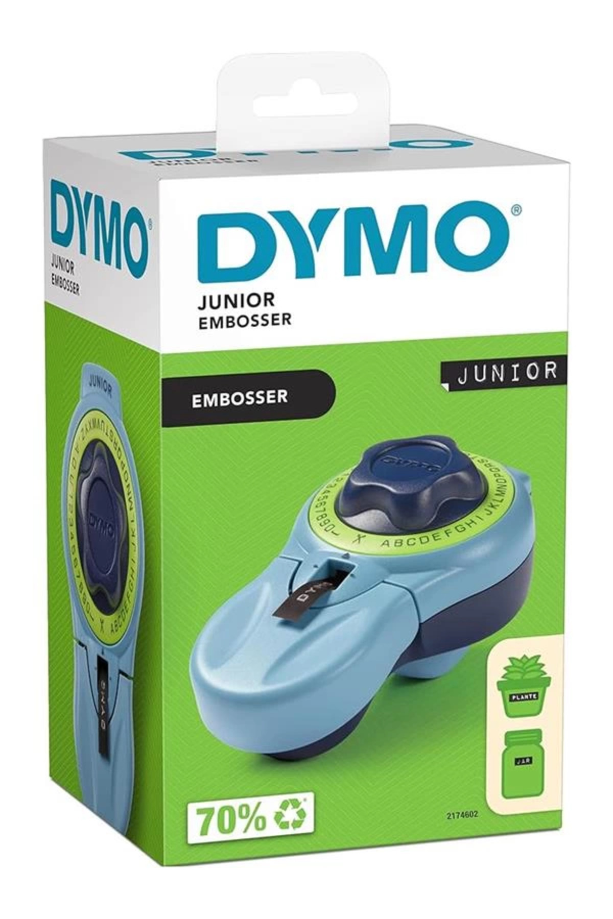 AyrStore Junior etiket kabartma aleti, yetişkinler ve çocuklar tarafından rahat kullanım için