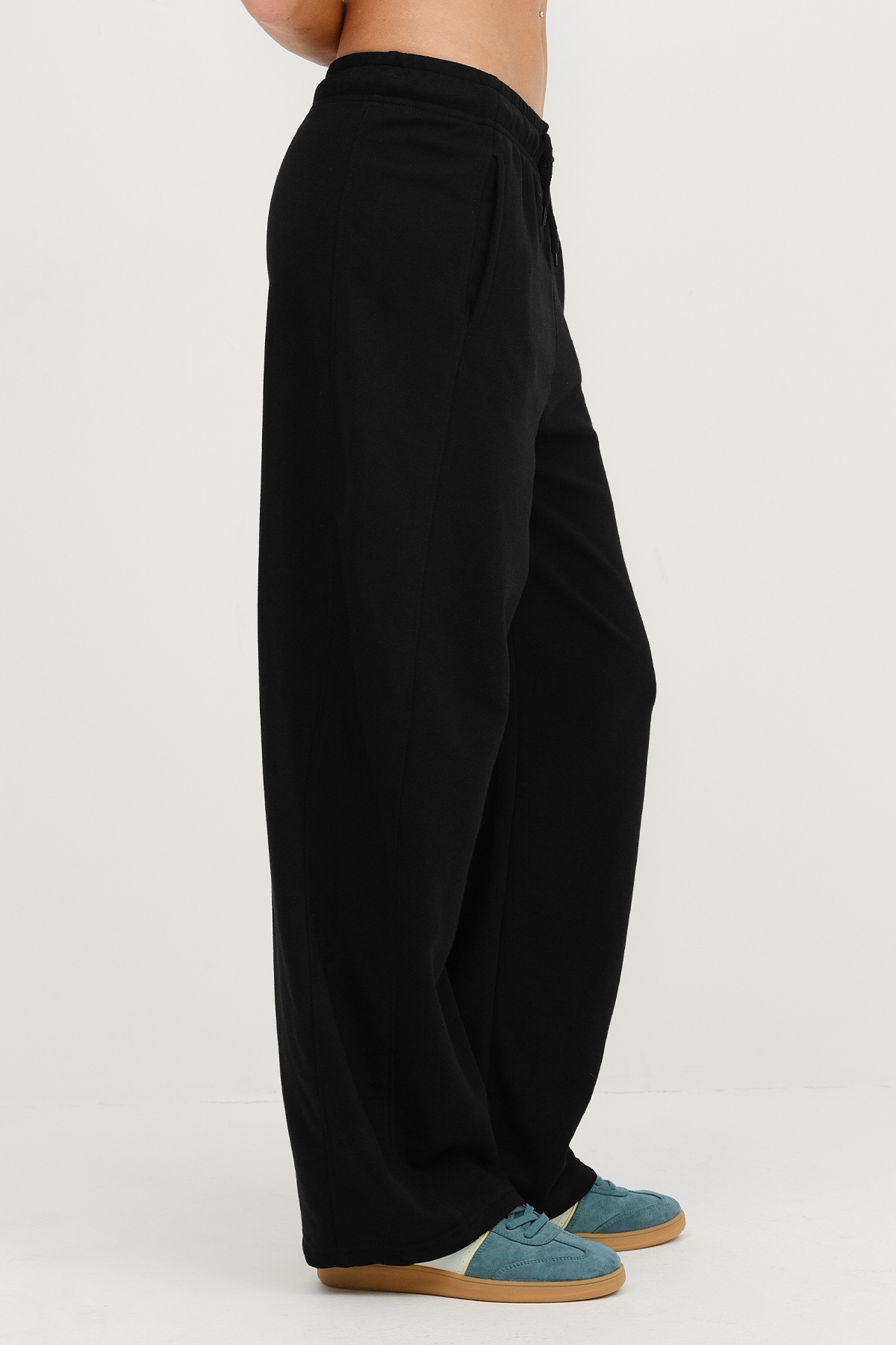Addax Cepli Wide Leg Eşofman EŞF10487 görsel 4
