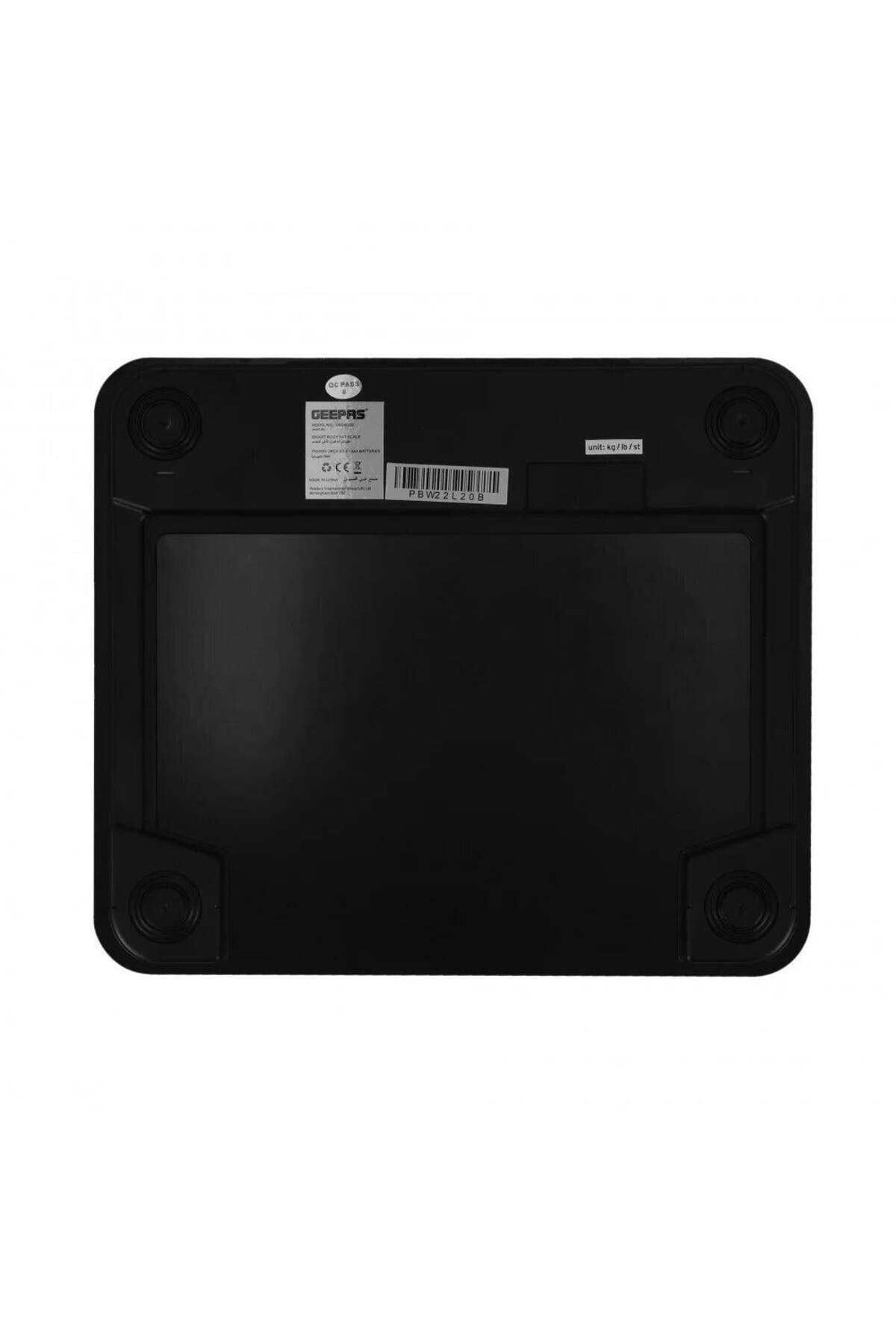 Geepas-Geepas Smart Body Fat Scale | LED Display and Bluetooth 5.0 | GBS46522 2