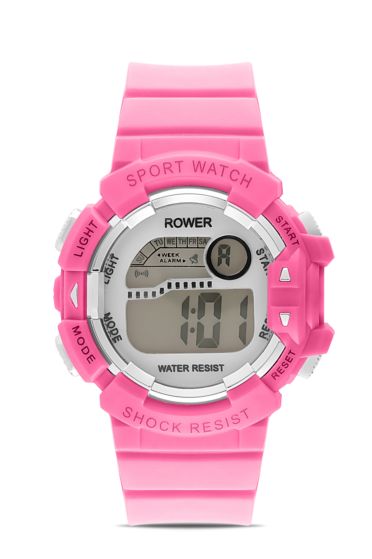 RWR Collection Kids Digital Fuchsia Silicone Wrist Watch TCTSR005207S0322