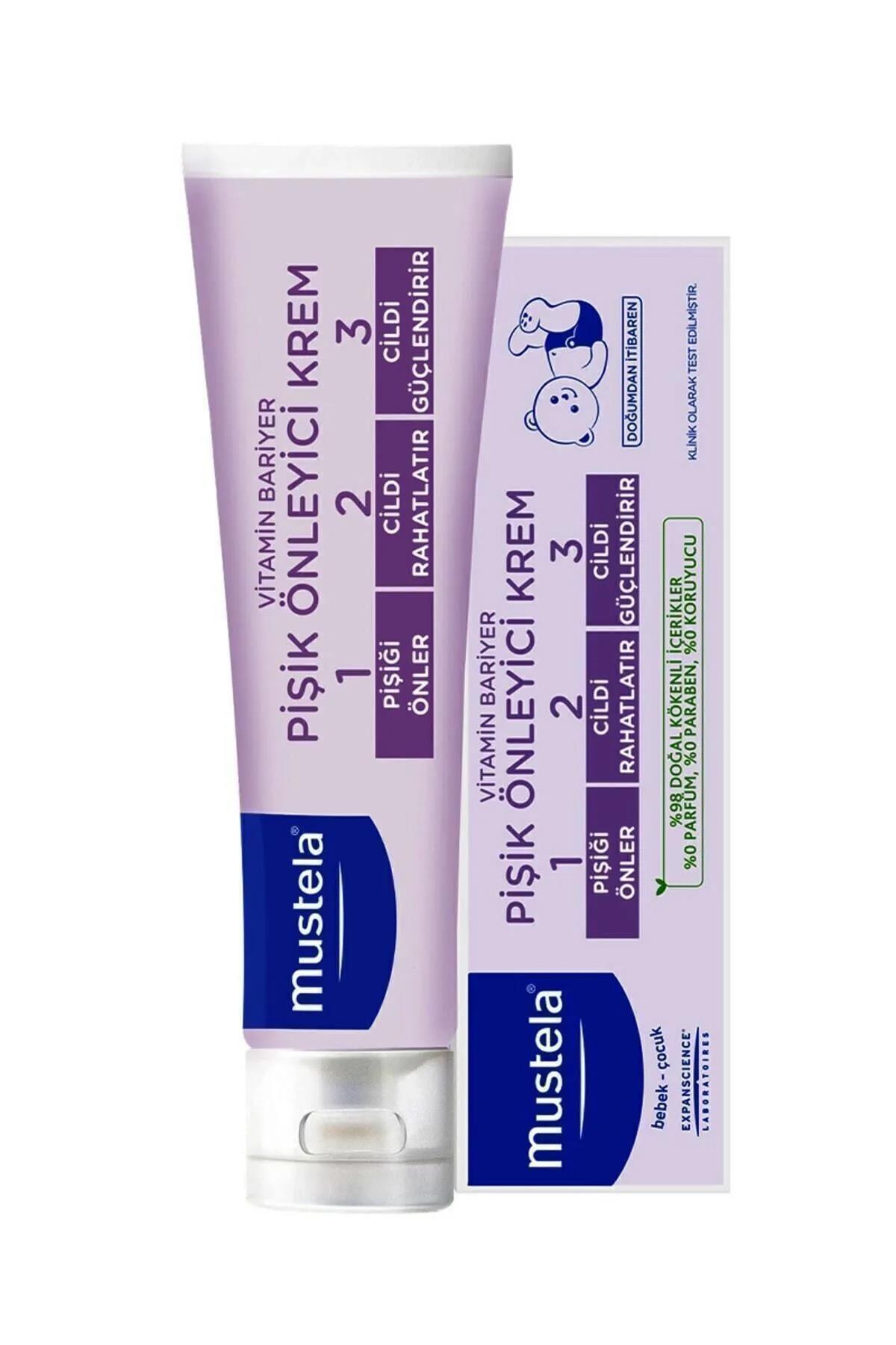 Mustela Pişik Önleyici Vitamin Barrier 1-2-3 Pişik Önleyici Krem 100 gr + 50 gr Hediyeli fotoğrafı 2 (önizleme)