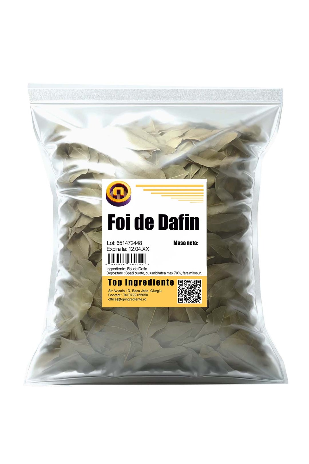 Top Ingrediente Αρωματικά φύλλα δάφνης 150g