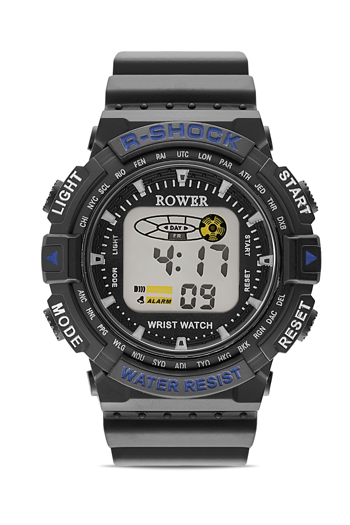 RWR Collection YOUNG-CHILD Digital Navy Blue Silicone Wrist Watch TCTSR004902S0298