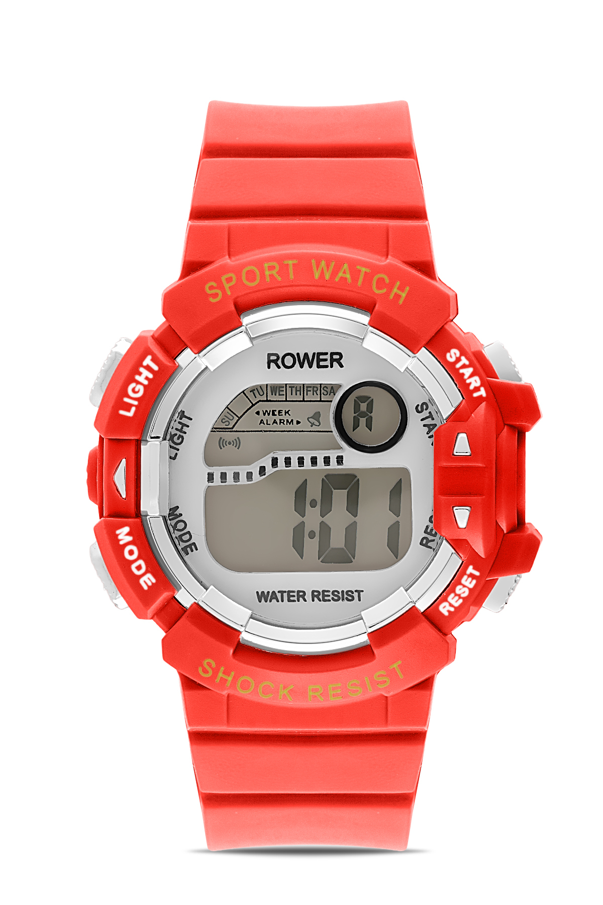 RWR Collection Kids Digital Red Silicone Wrist Watch TCTSR005204S0319