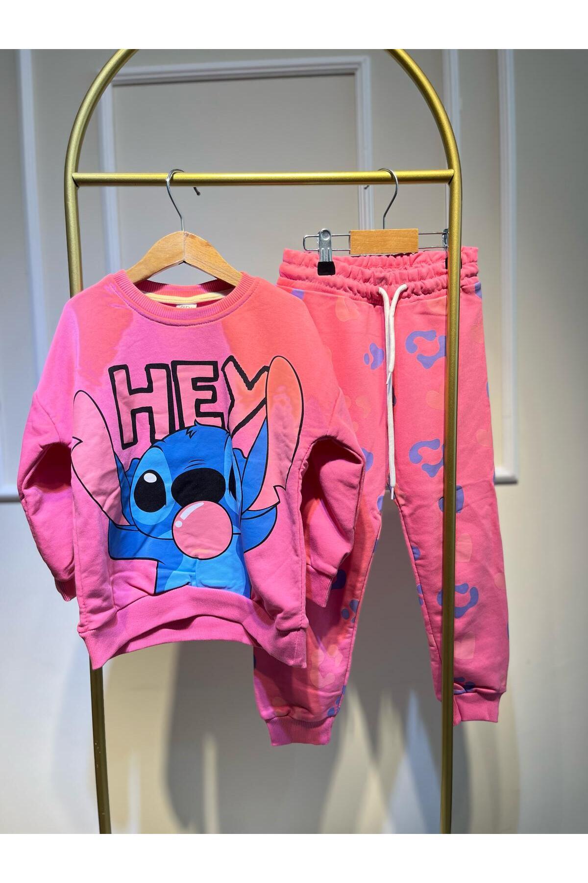 Kız Çocuk Animal Desenli Alt-Üst Takım 4