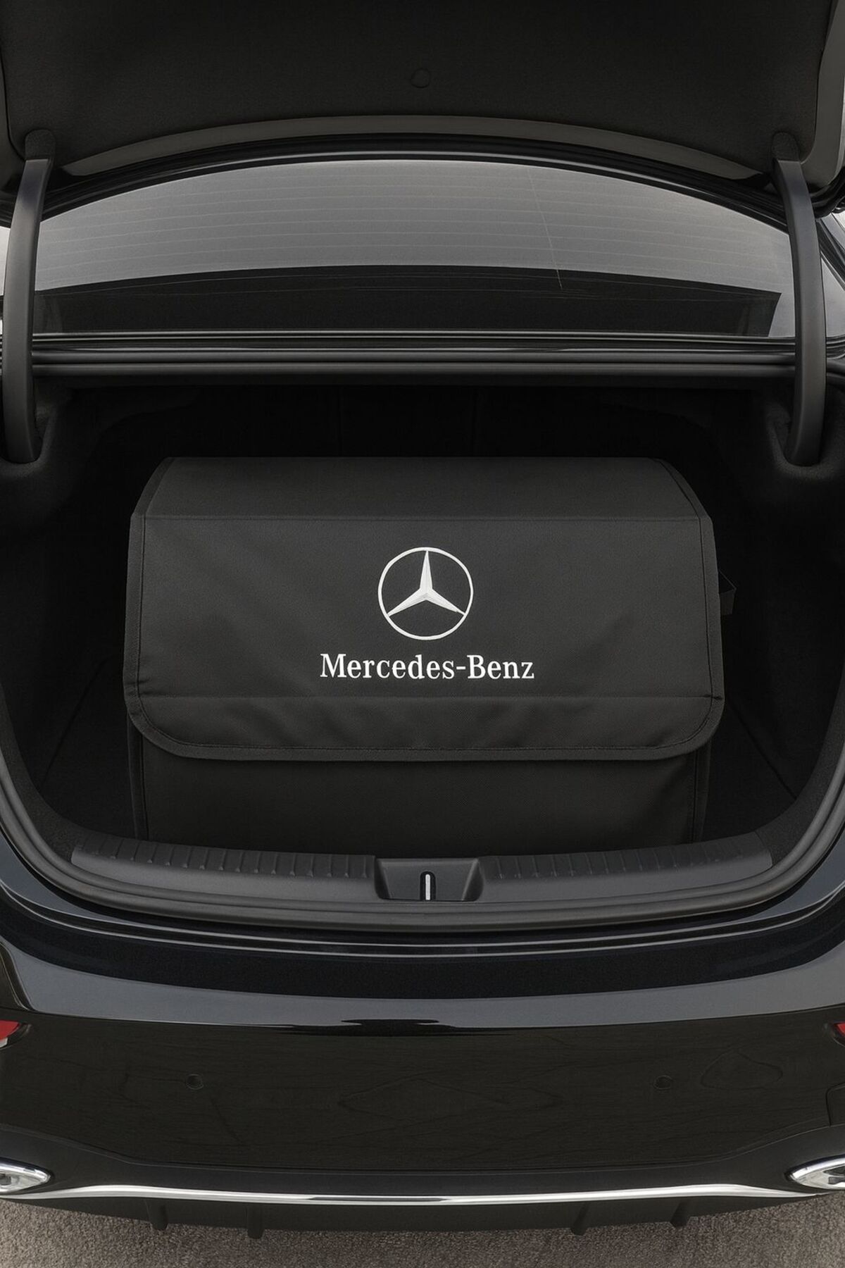 Moda West Mercedes Logo Baskılı Katlanabilir Araç Bagaj
