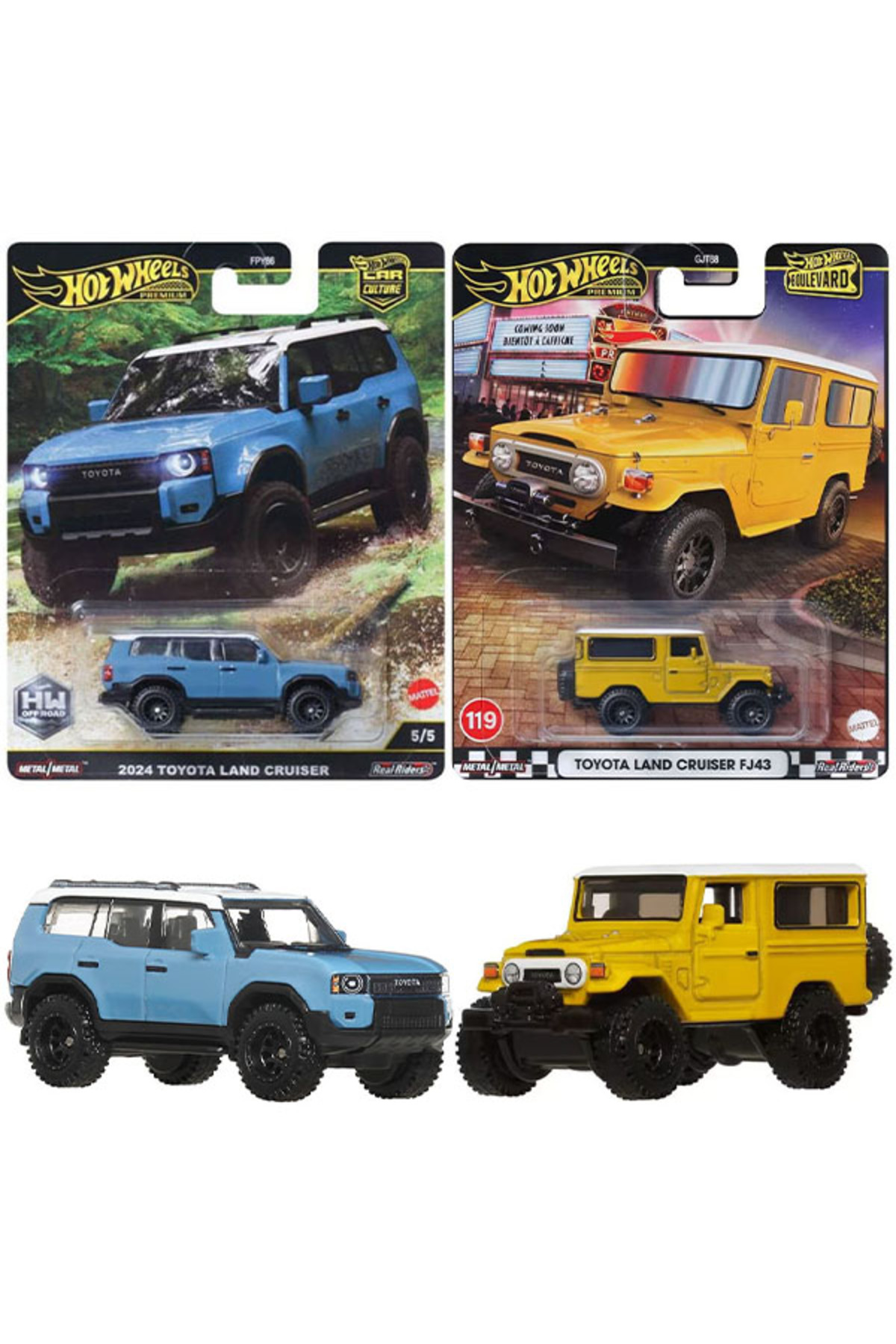 リョー様 24枚セット HOT WHEELS Premium Land Cruiser Set - 2024 Toyota Land Cruiser