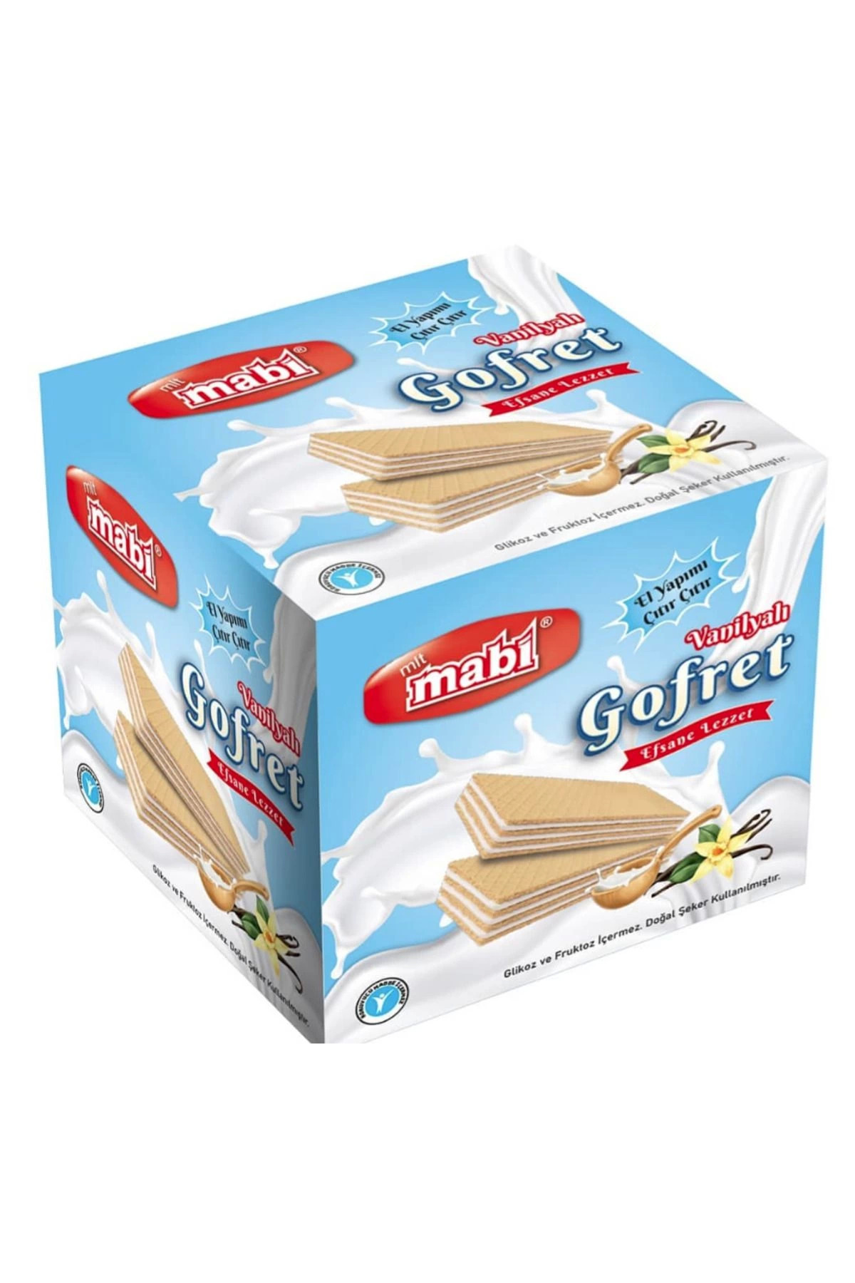 Genel Markalar Mabi El Yapimi Citir Gofret Vanilyali 600Gr X 4 Adet