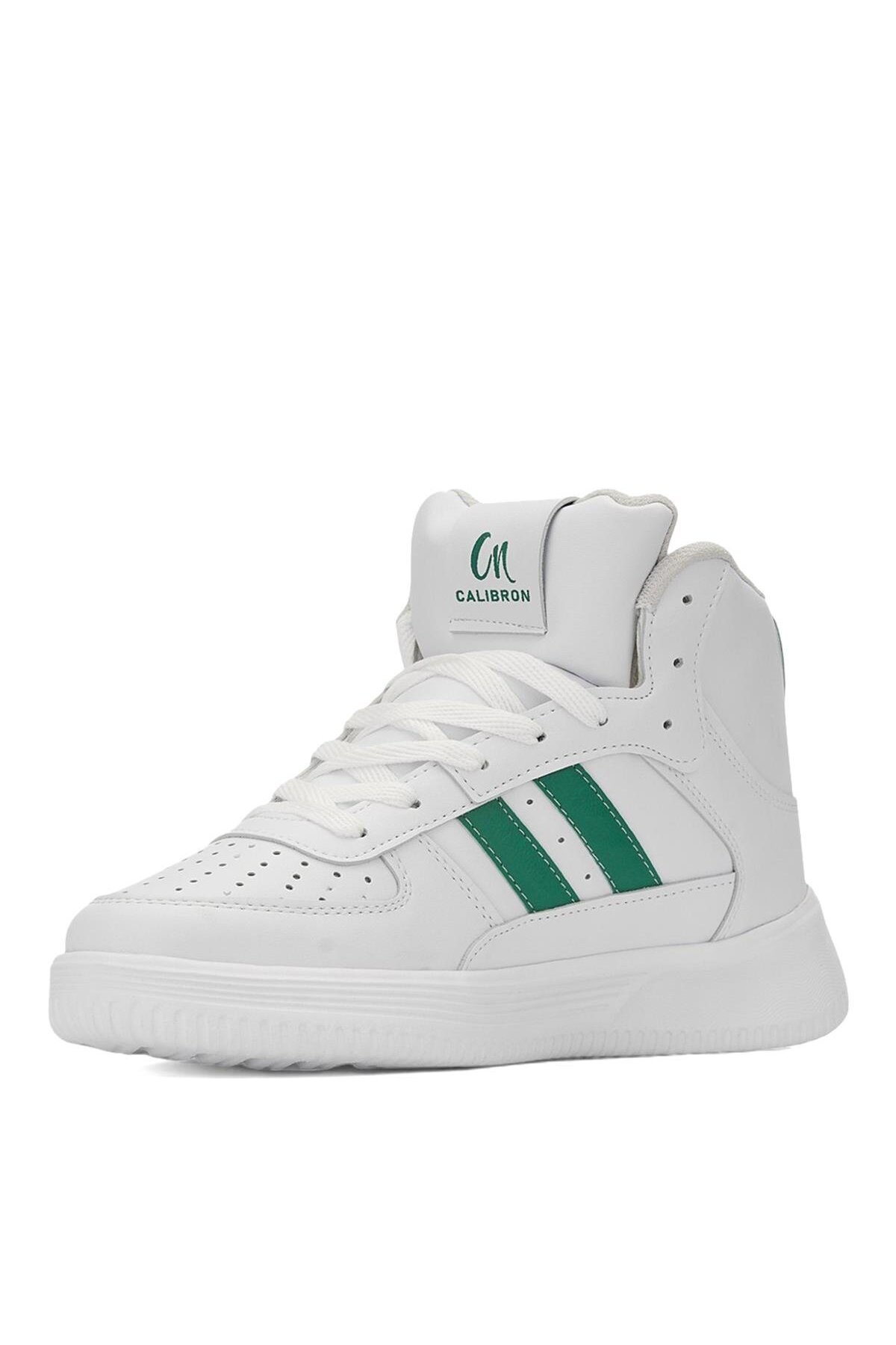 new tr life Caribron Basket-Spor Ayakkabı Sneaker Beyaz-Yeşil görsel 3
