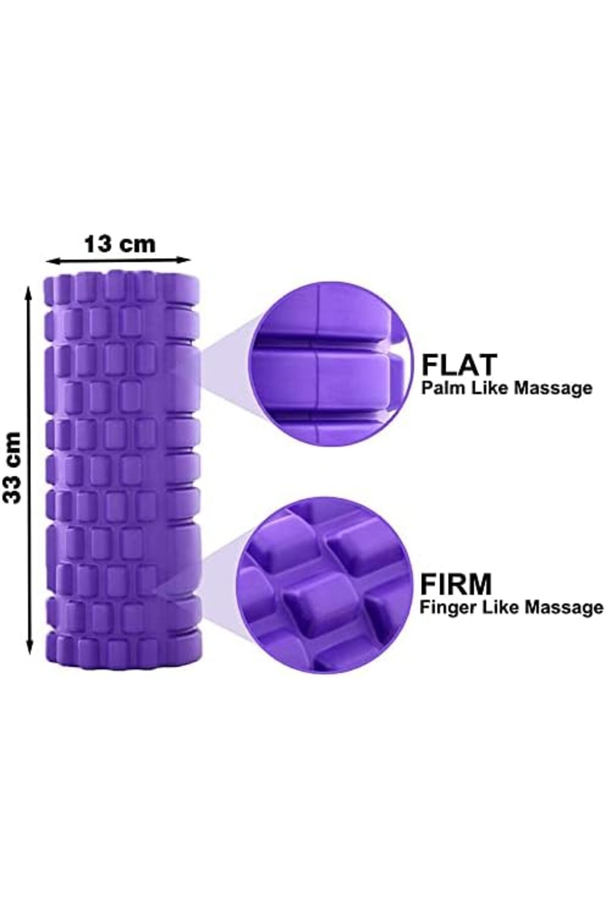 AGD-Foam Roller for Physical Therapy Exercises by AGD, Soft Medium Size with Trigger Point Massage Foam, 5
