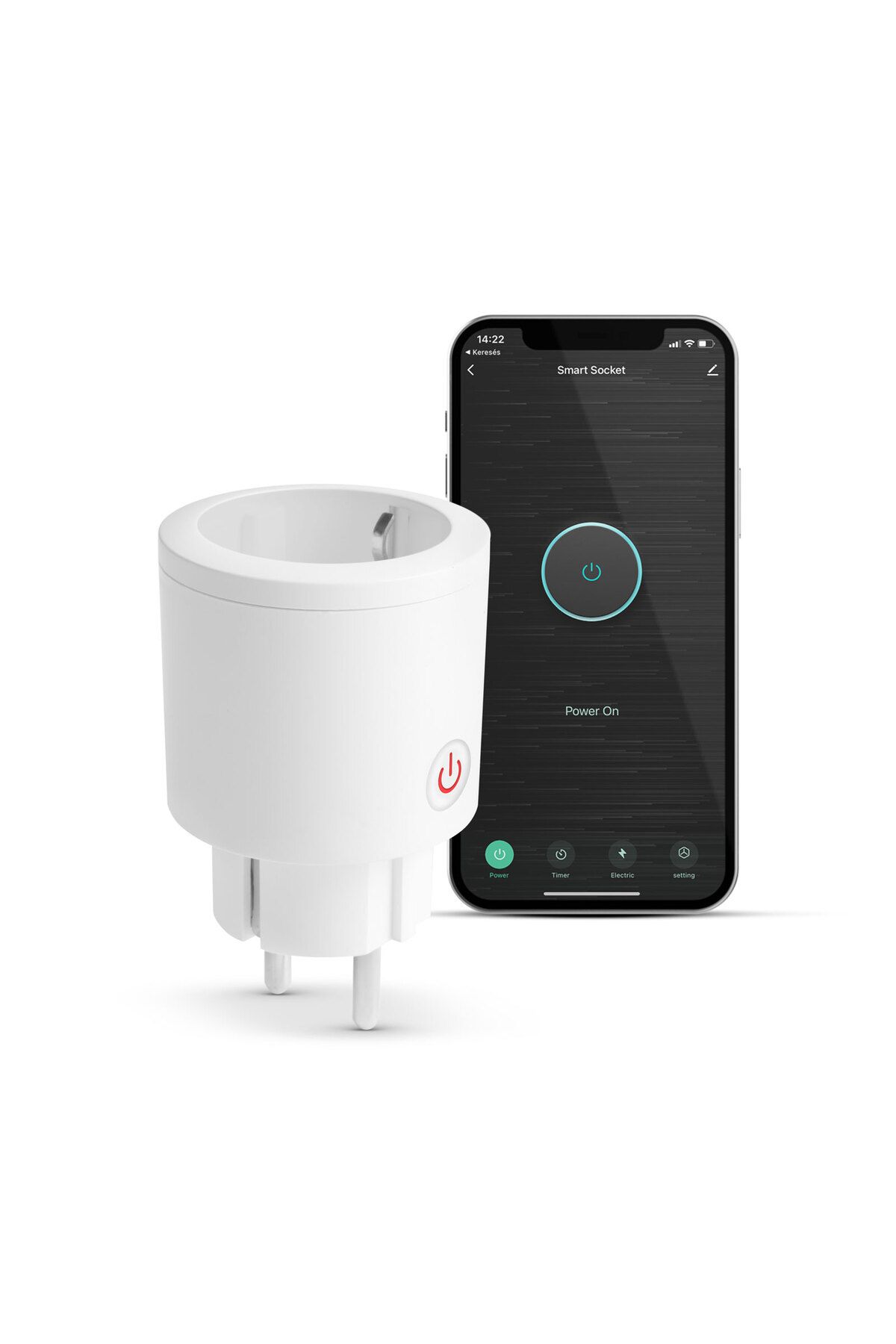 Mercaton-Smart socket - with consumption meter - compatible with Amazon Alexa, Google Home, Siri, IFTTT 3