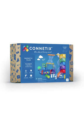 Connetix Rainbow Ball Run Expansion Set - 66 Parça CON-EU-66BR