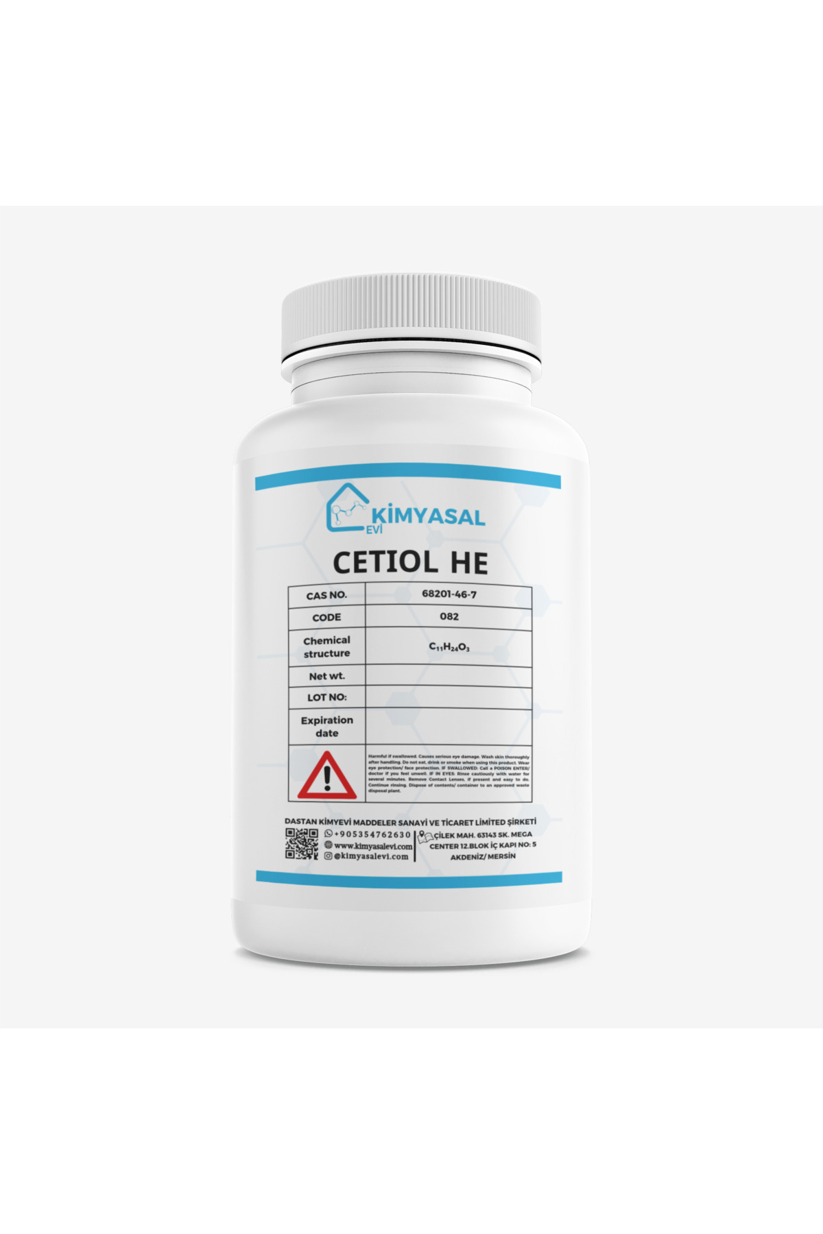 KİMYASAL EVİ PEG-7 Glyceryl Cocoate - PEG-7 Gliseril Kokoat Hammadde 500g
