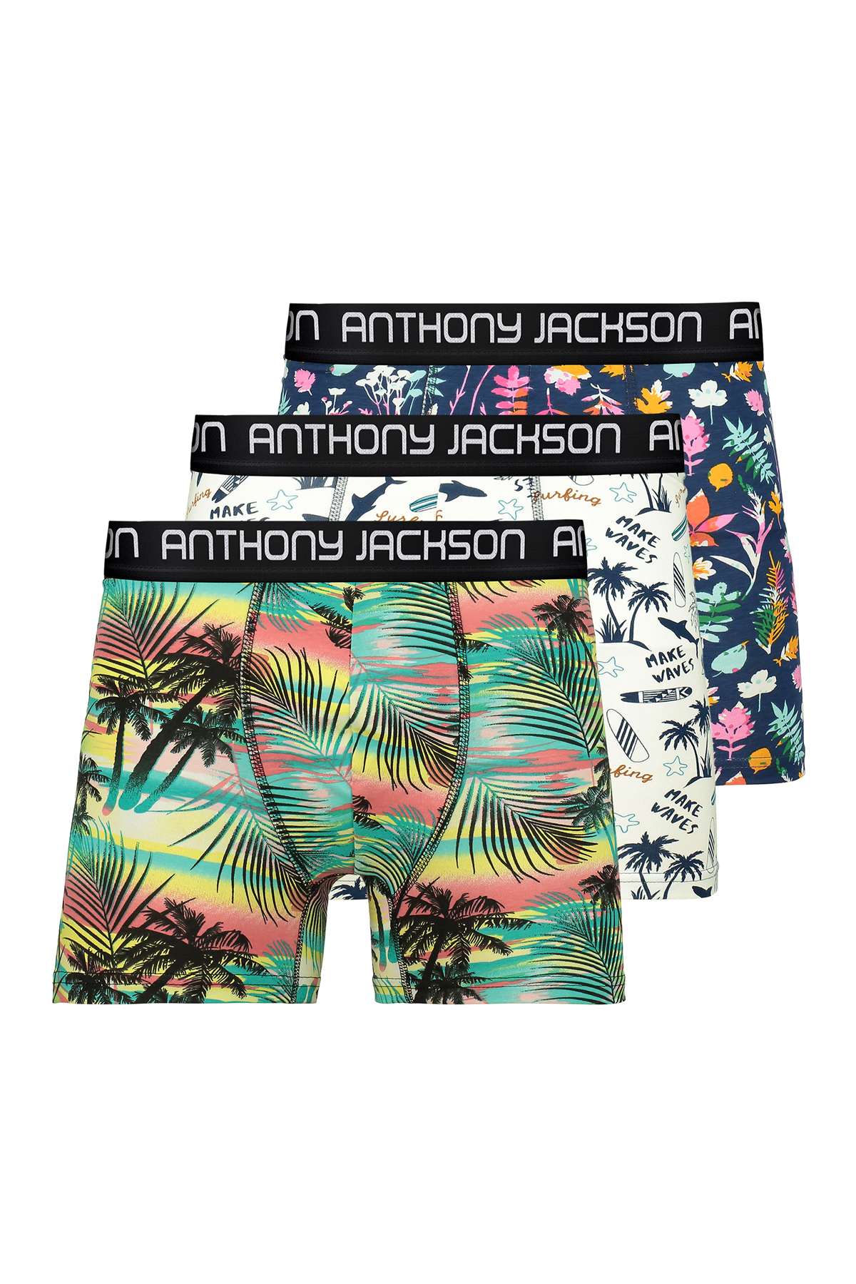Lycra 5-Pack-3-Pack Boxer Premium Men's Boxer Palm Horizon