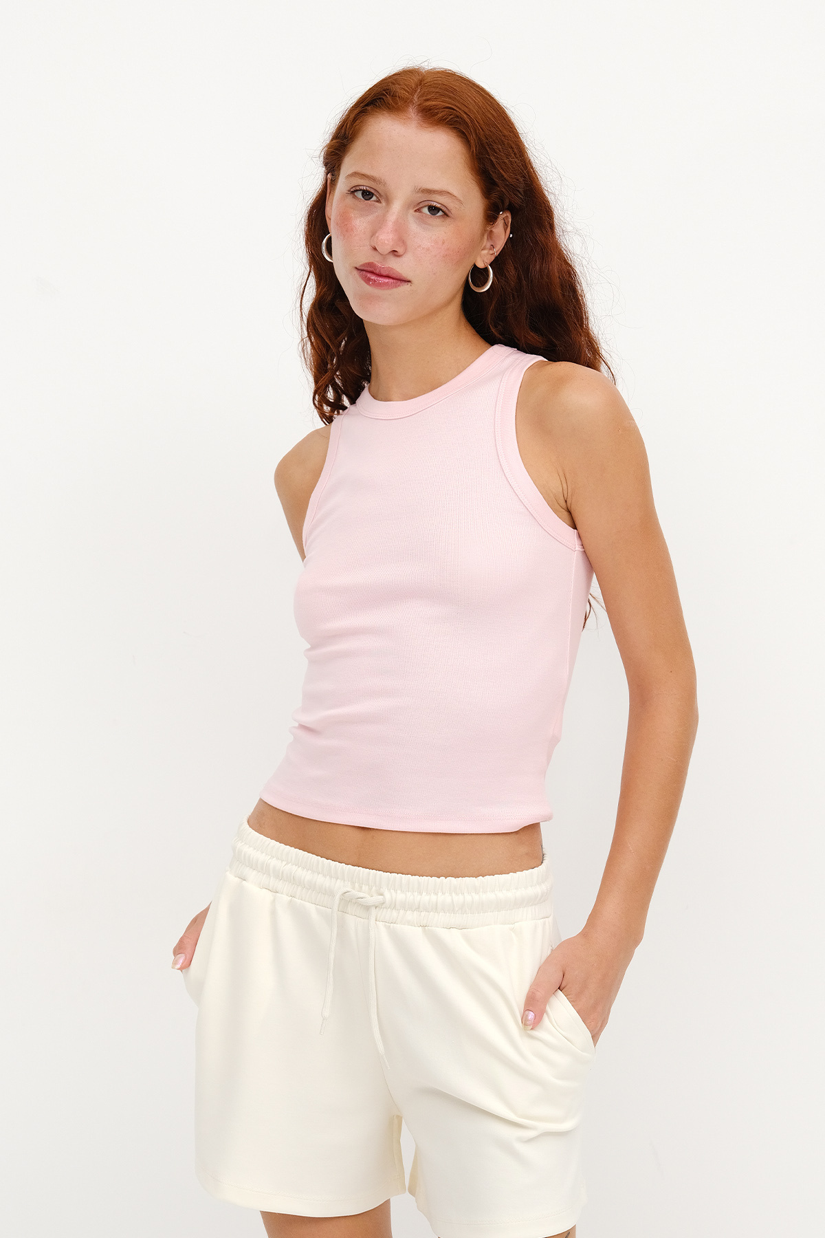 Addax-Crew Neck Modal Undershirt A18165 6