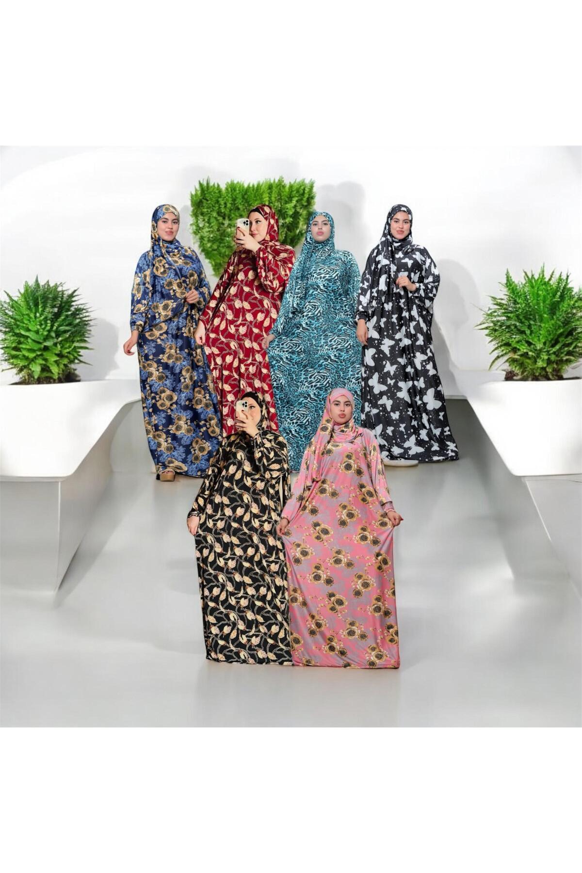 Genrics-A set of 6 wide and comfortable Lycra prayer and reception cloaks, available in one size, suitable for weights from 60 to 120 kg. 1